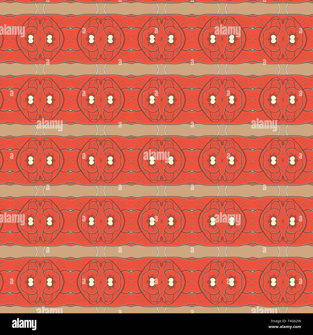 Die nahtlose Vektor Hintergrund mit Zeichnung Blumen Stockfoto