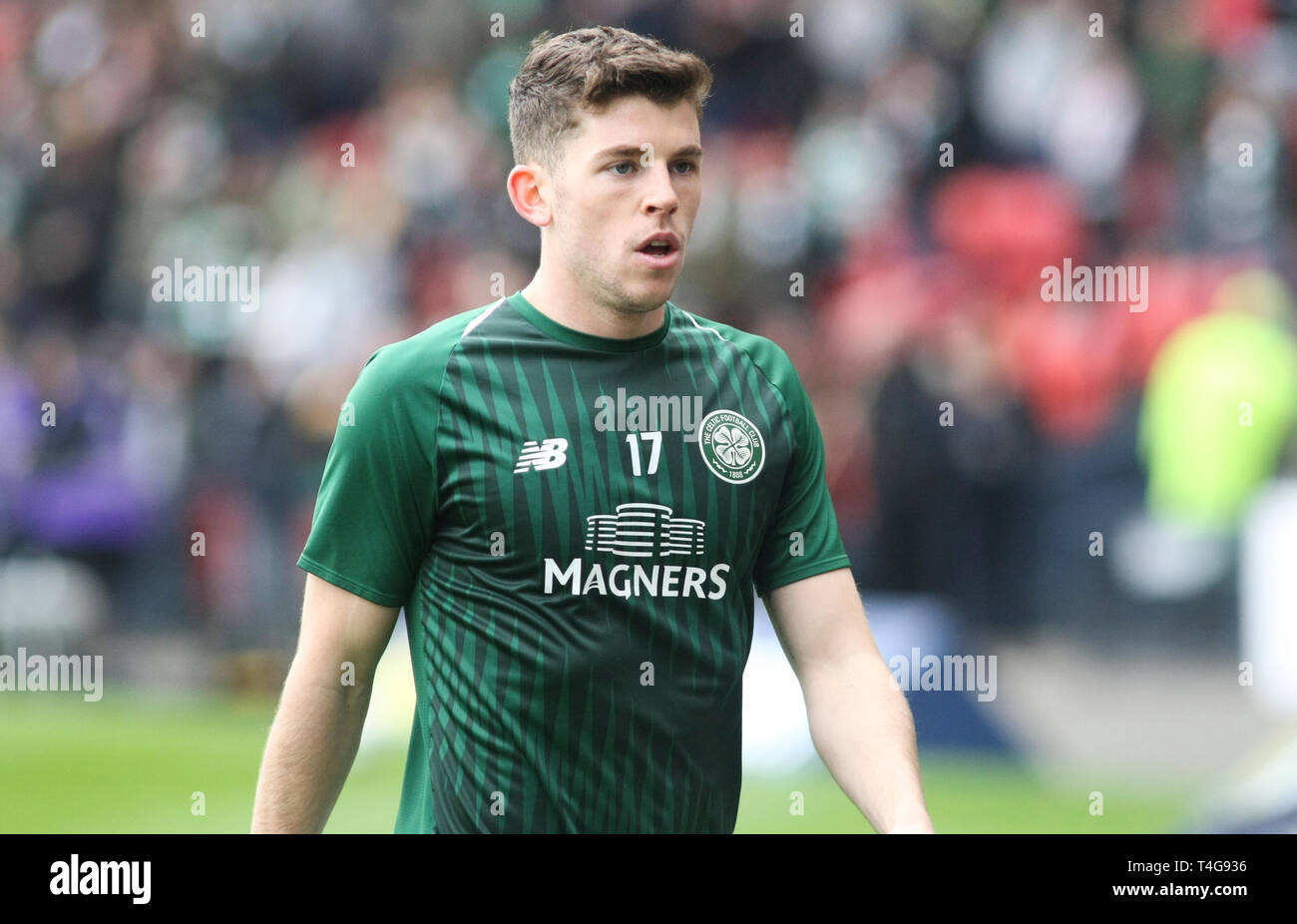 Glasgow, Schottland - April 14. Ryan Christie der Keltischen während der William Hill Scottish Cup Halbfinale zwischen Celtic und Aberdeen Stockfoto