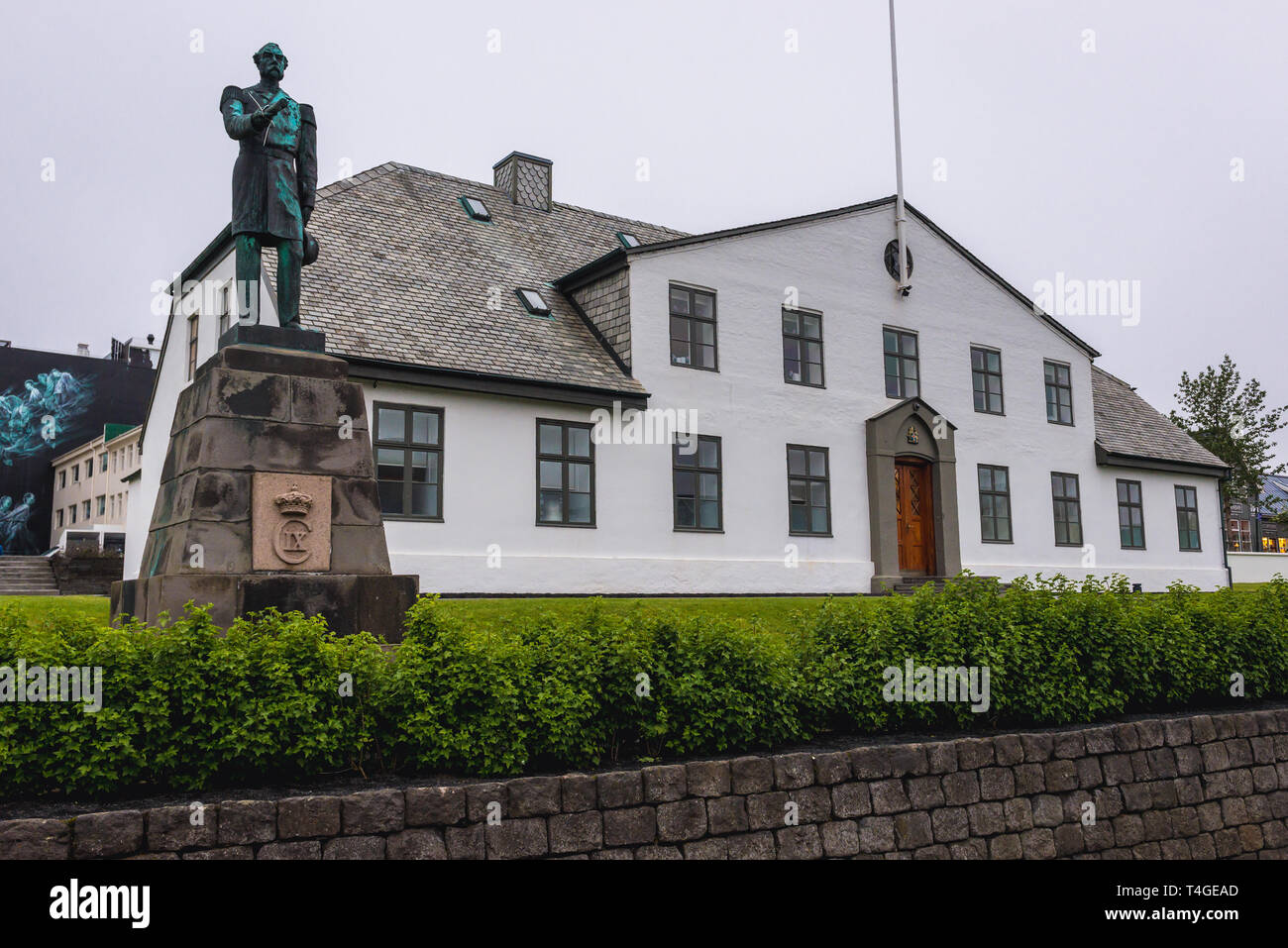 Stjornarradid - Prime Minister's Office in Reykjavik, die Hauptstadt Islands Stockfoto