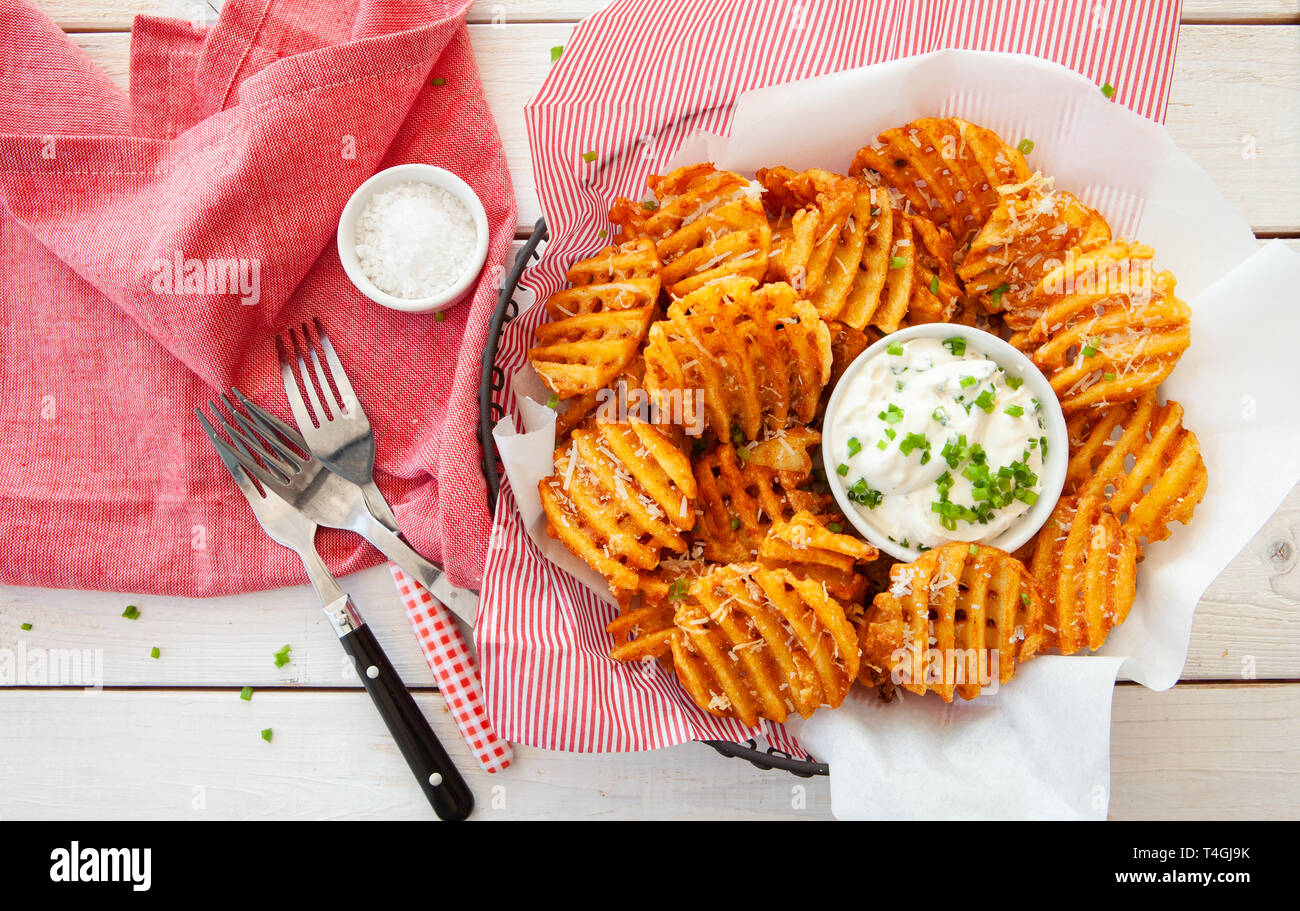 Waffel Pommes Frites Stockfotos Und Bilder Kaufen Alamy