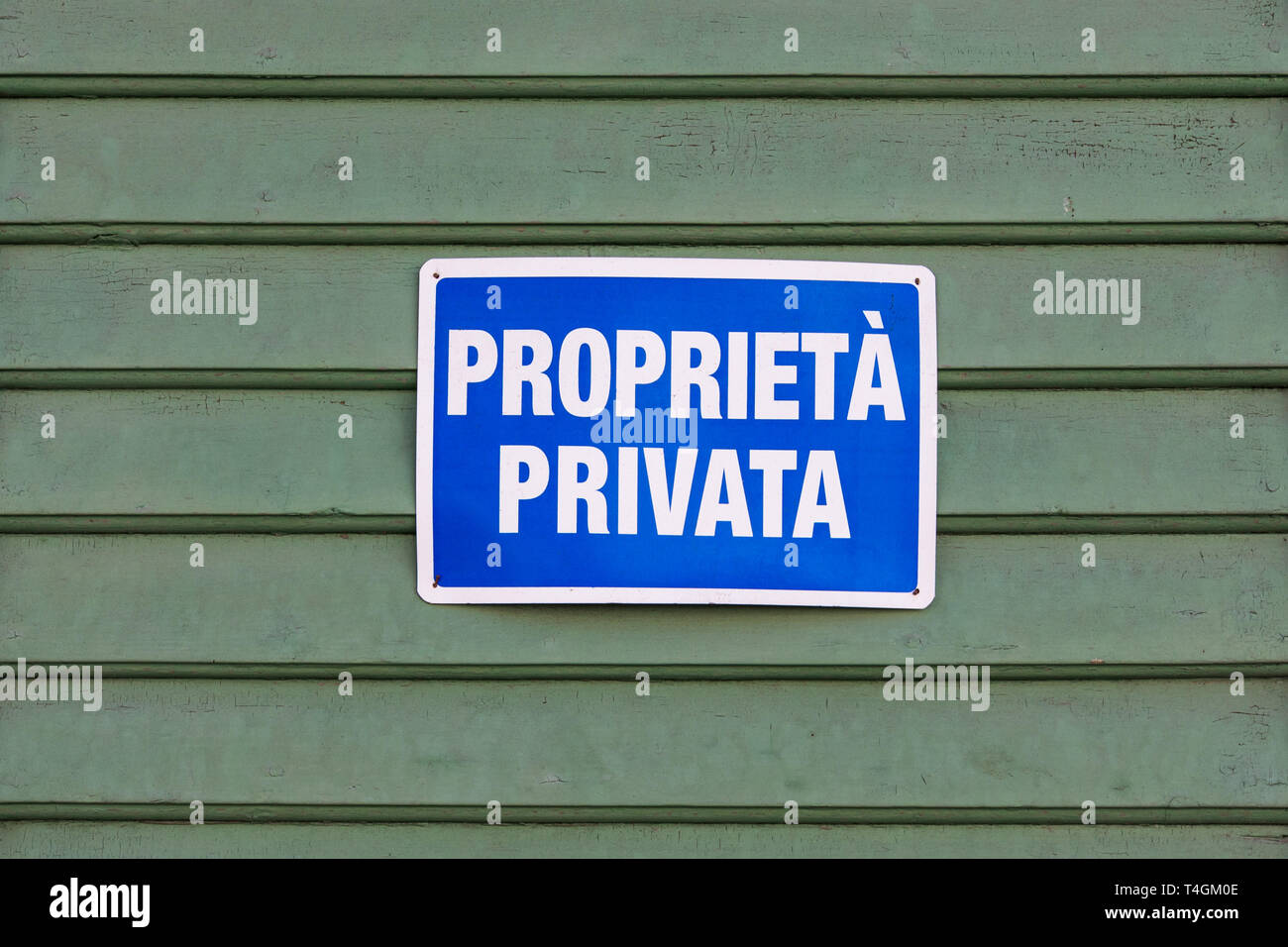 Diritto Di Accesso Alla Proprietà Privata Proprieta privata -Fotos und -Bildmaterial in hoher Auflösung – Alamy