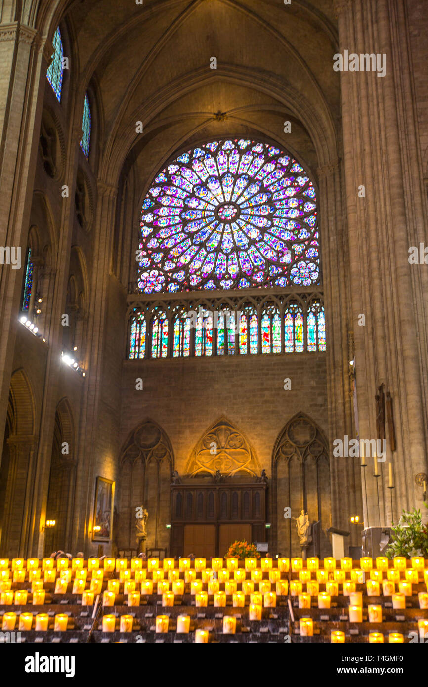 Kathedrale Notre Dame de Paris Stockfoto