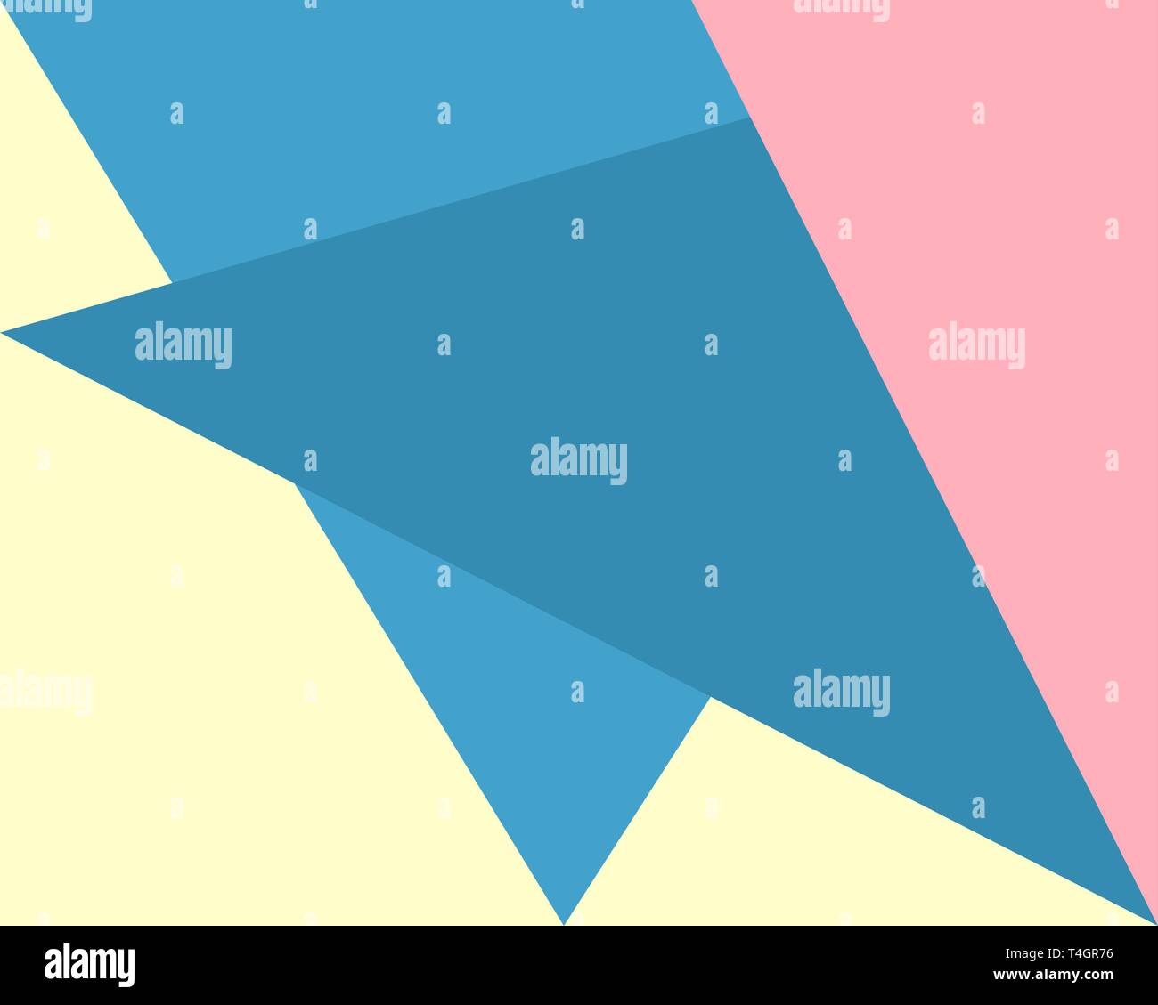 Blau, Hellblau, Gelb, Rosa Vektor verschwommen rechteckigen Hintergrund. Geometrische Hintergrund mit Dreieck Stil mit einem Farbverlauf. Die Vorlage kann für einen neuen Hintergrund verwendet werden. Abstrakte weichen bunten Papier Textur muster mit Pastell- und Vintage Style. Stock Vektor