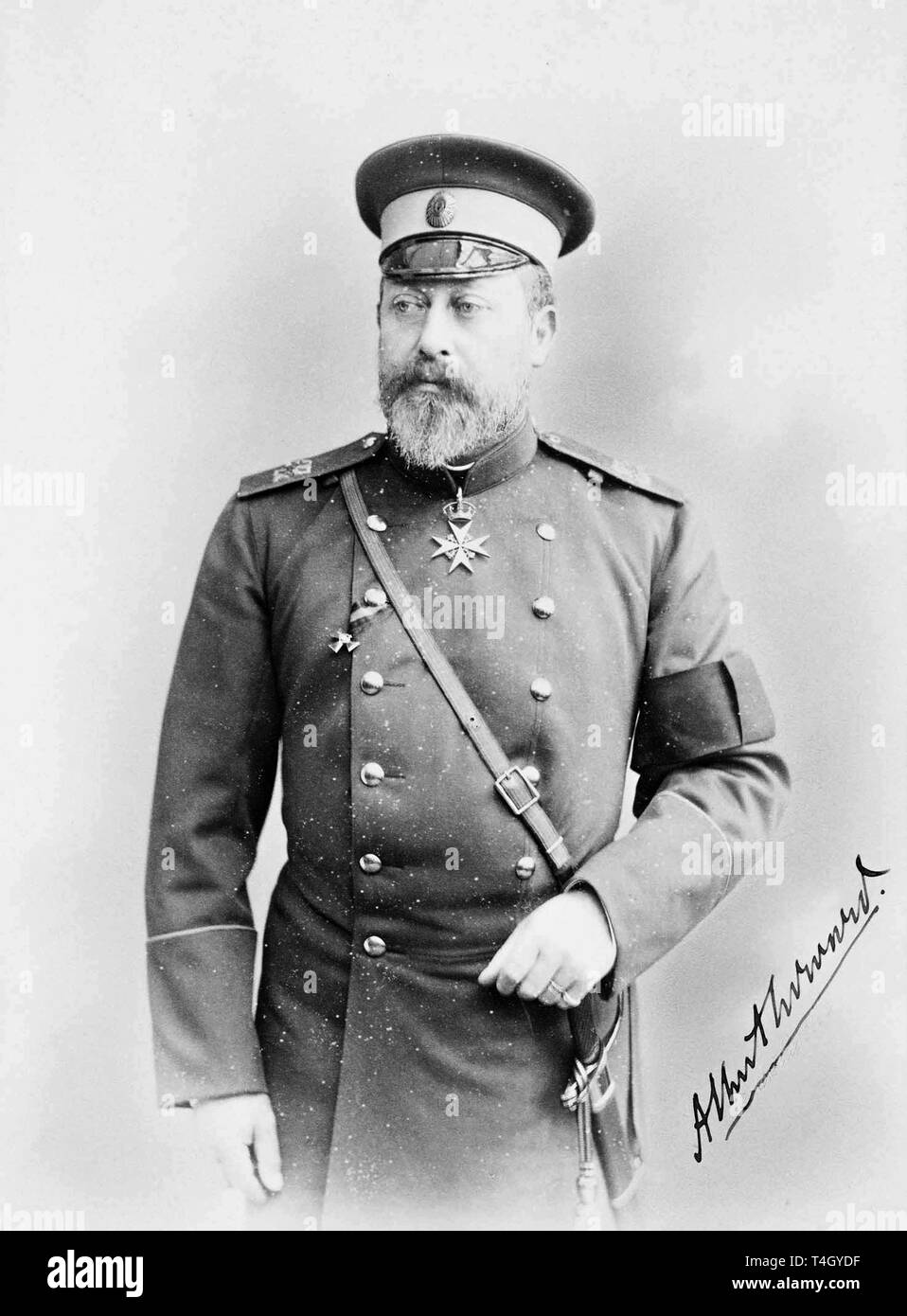 Foto von Albert Edward, Prinz von Wales, 1894 von A. Pasetti Stockfoto