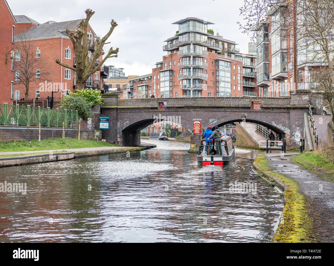 Birmingham Canal, Old Line Stockfoto