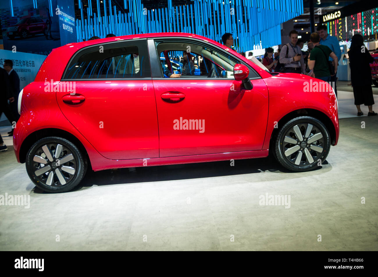 Große Mauer Ora R1 EV kleines Auto an der Shanghai Auto Show 2019 vorgestellt. Stockfoto