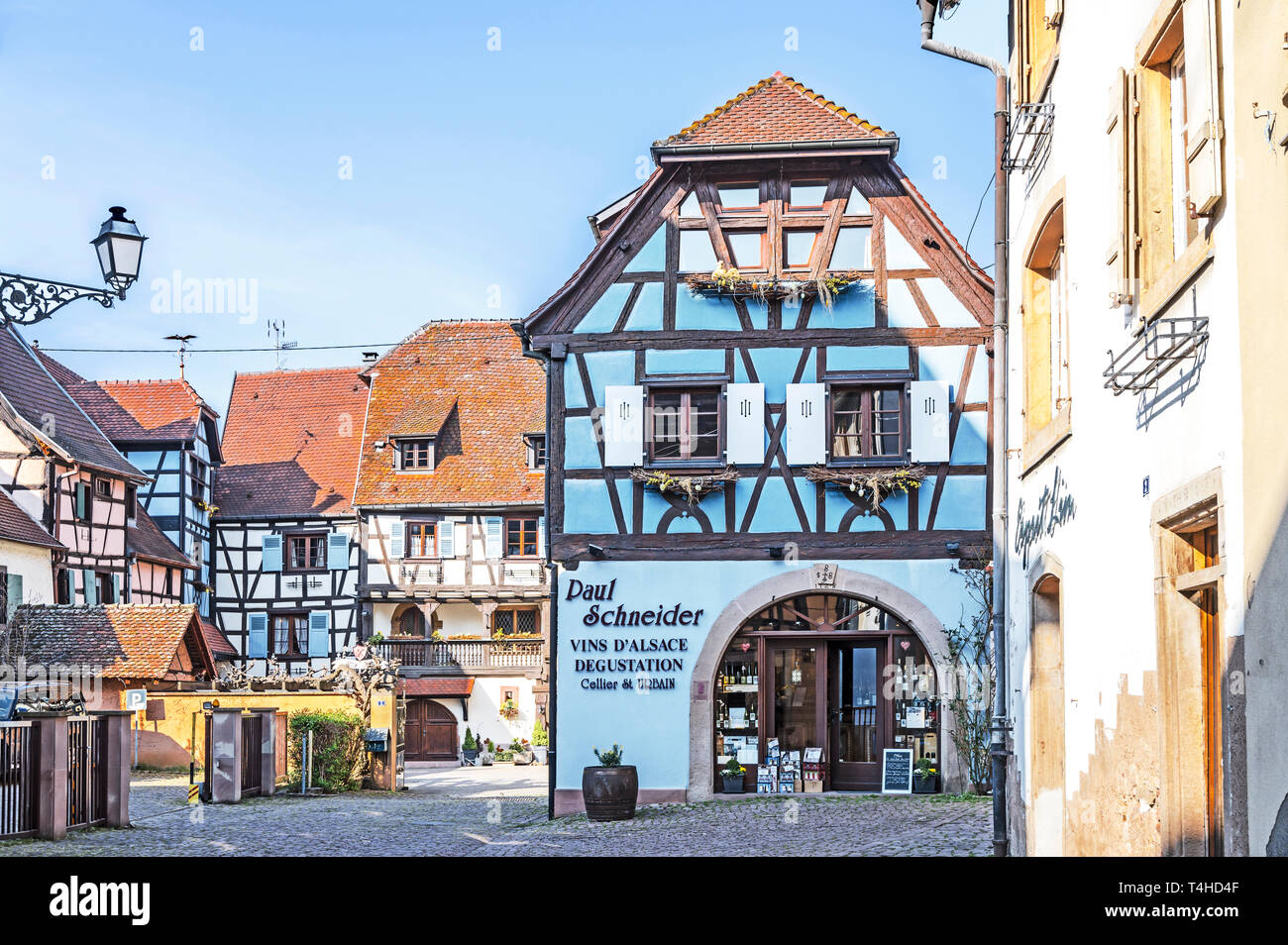 Colmar (Elsass, Frankreich): historische Stadtbild; Colmar im Elsass: historisches Stadtbild Stockfoto