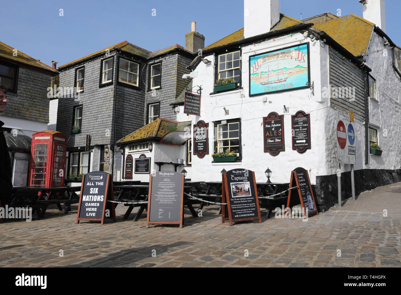 Die Sloop Pub St. Ives, Cornwall Stockfoto