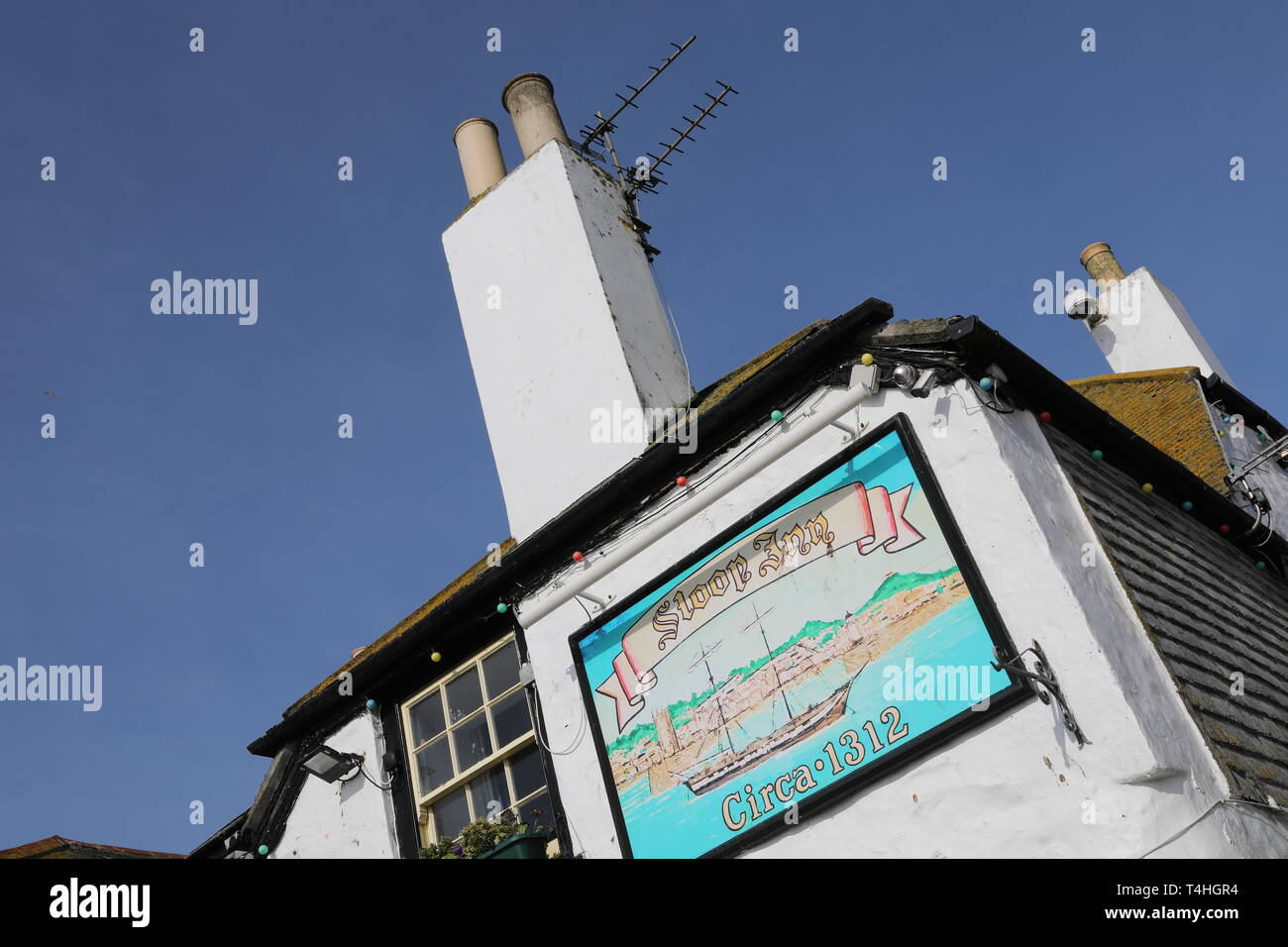 Die Sloop Pub St. Ives, Cornwall Stockfoto