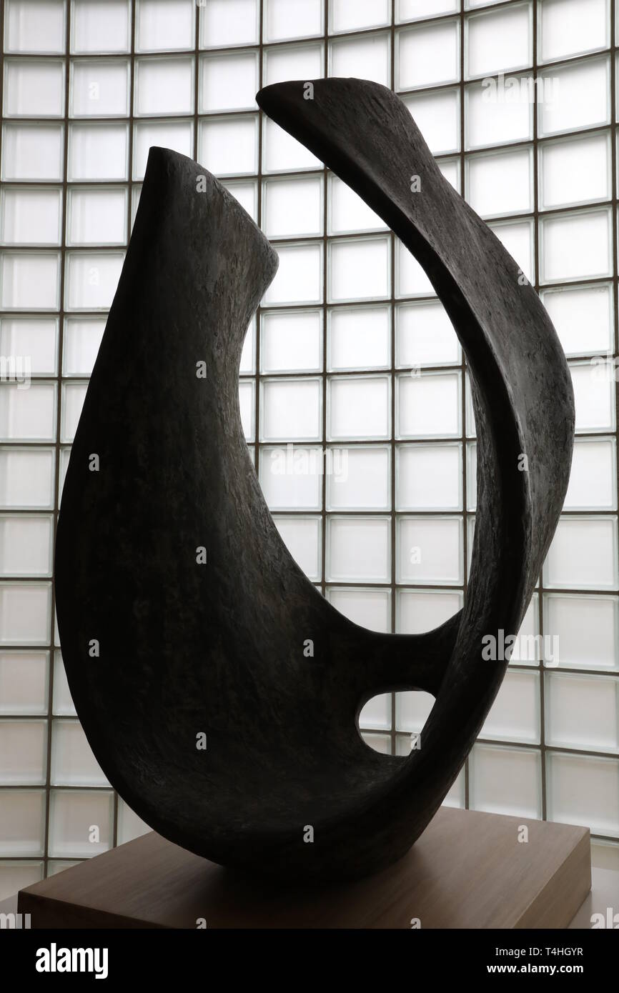 Barbara Hepworth Skulptur Tate St. Ives Stockfoto