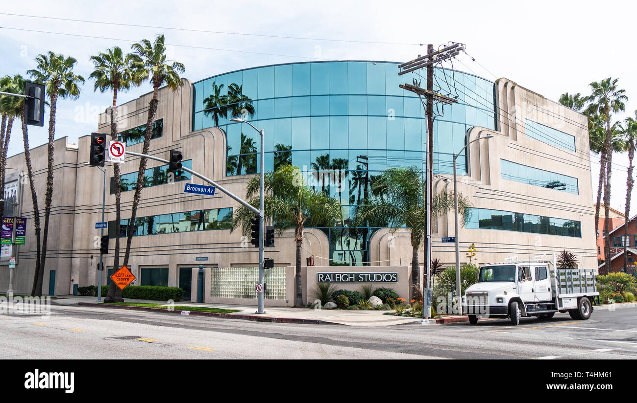 Raleigh Studios in der Melrose Avenue in Los Angeles - Kalifornien, USA - 18. MÄRZ 2019 Stockfoto