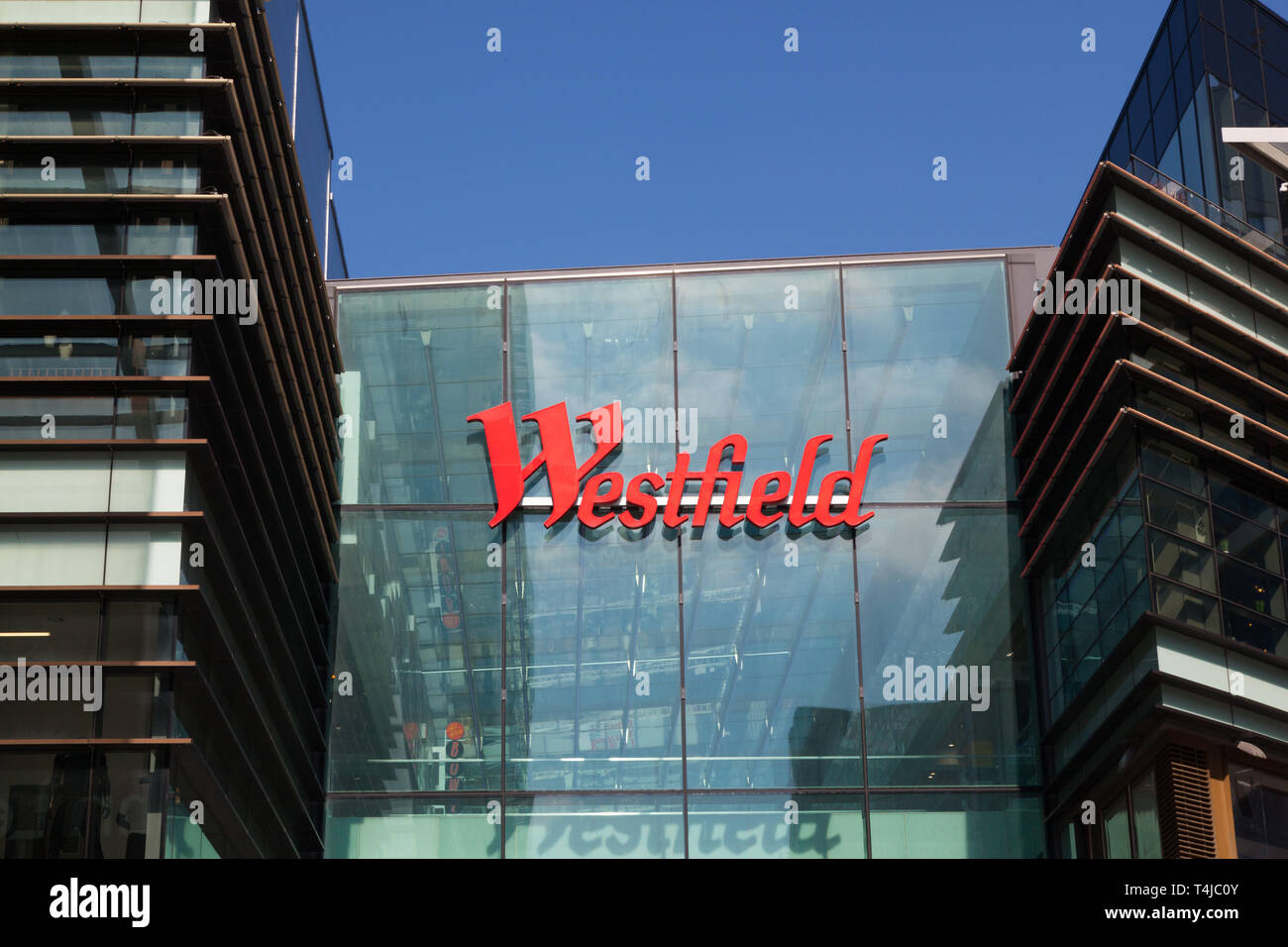 Westfield Shopping Centre, London, England, Vereinigtes Königreich. Stockfoto