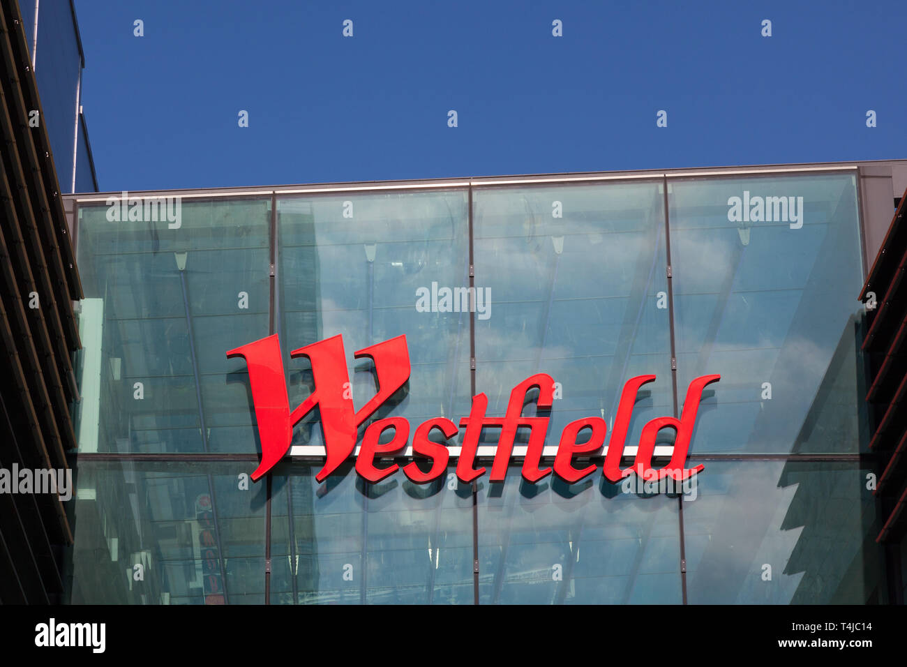Westfield Shopping Centre, London, England, Vereinigtes Königreich. Stockfoto