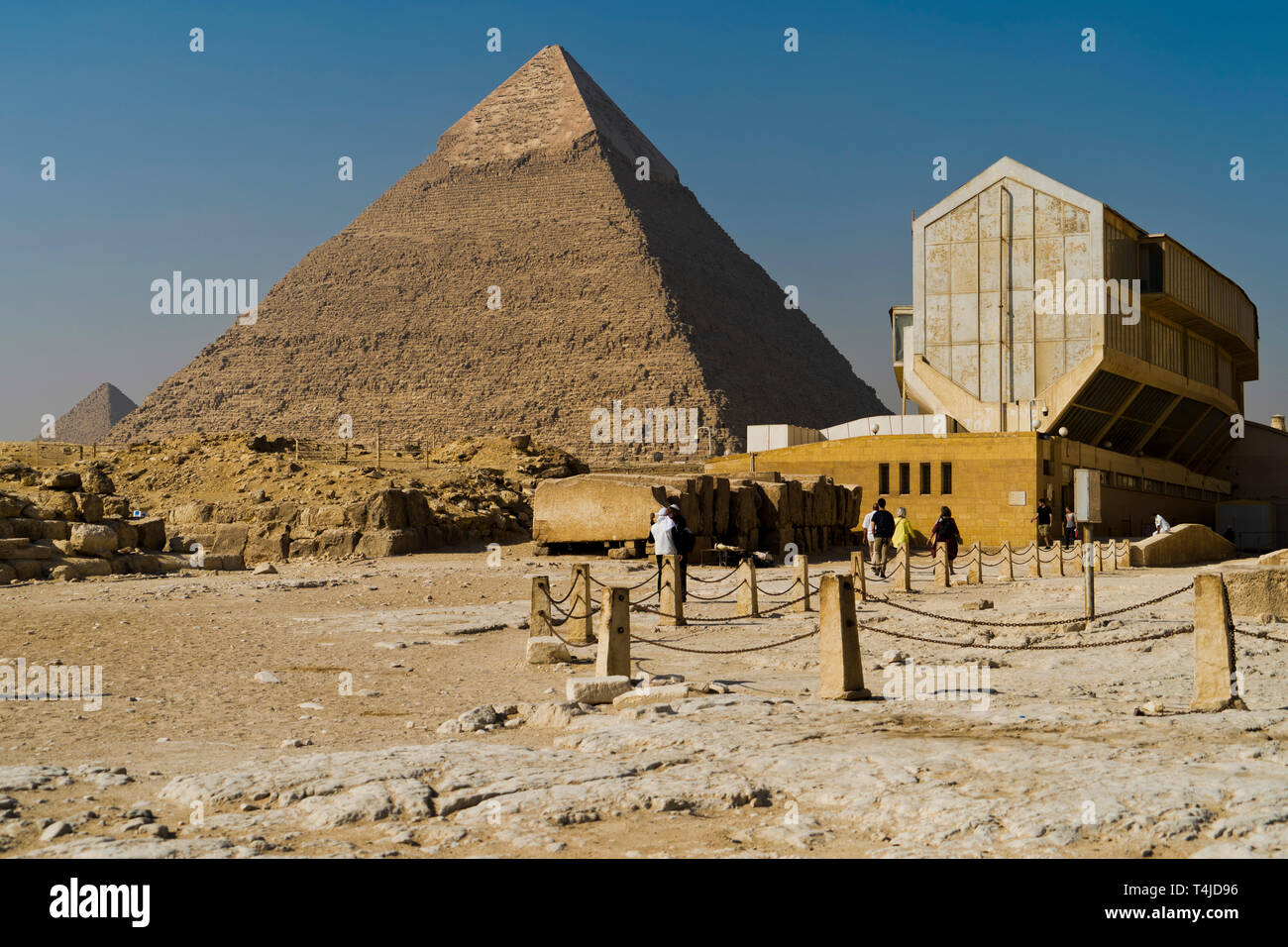 Pyramiden von Gizeh, Kairo, Ägypten Stockfoto