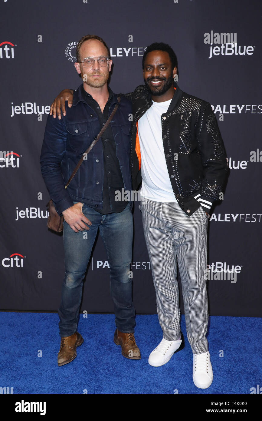 Die Paley Center für die Medien 2019 PaleyFest LA-Netfllix's 'Gracie und Frankie' an der Dolby Theatre in Hollywood, Kalifornien am März 16, 2019 Mit: Ethan Embry, Baron Vaughn Wo: Los Angeles, Kalifornien, Vereinigte Staaten, wenn: 16 Mar 2019 Credit: Sheri Determan/WENN.com Stockfoto