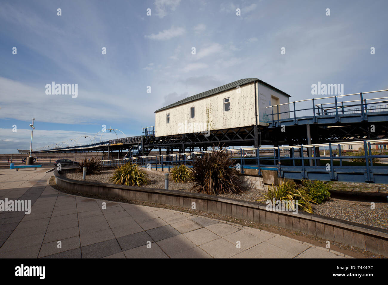 Blick von Southport, Großbritannien Stockfoto
