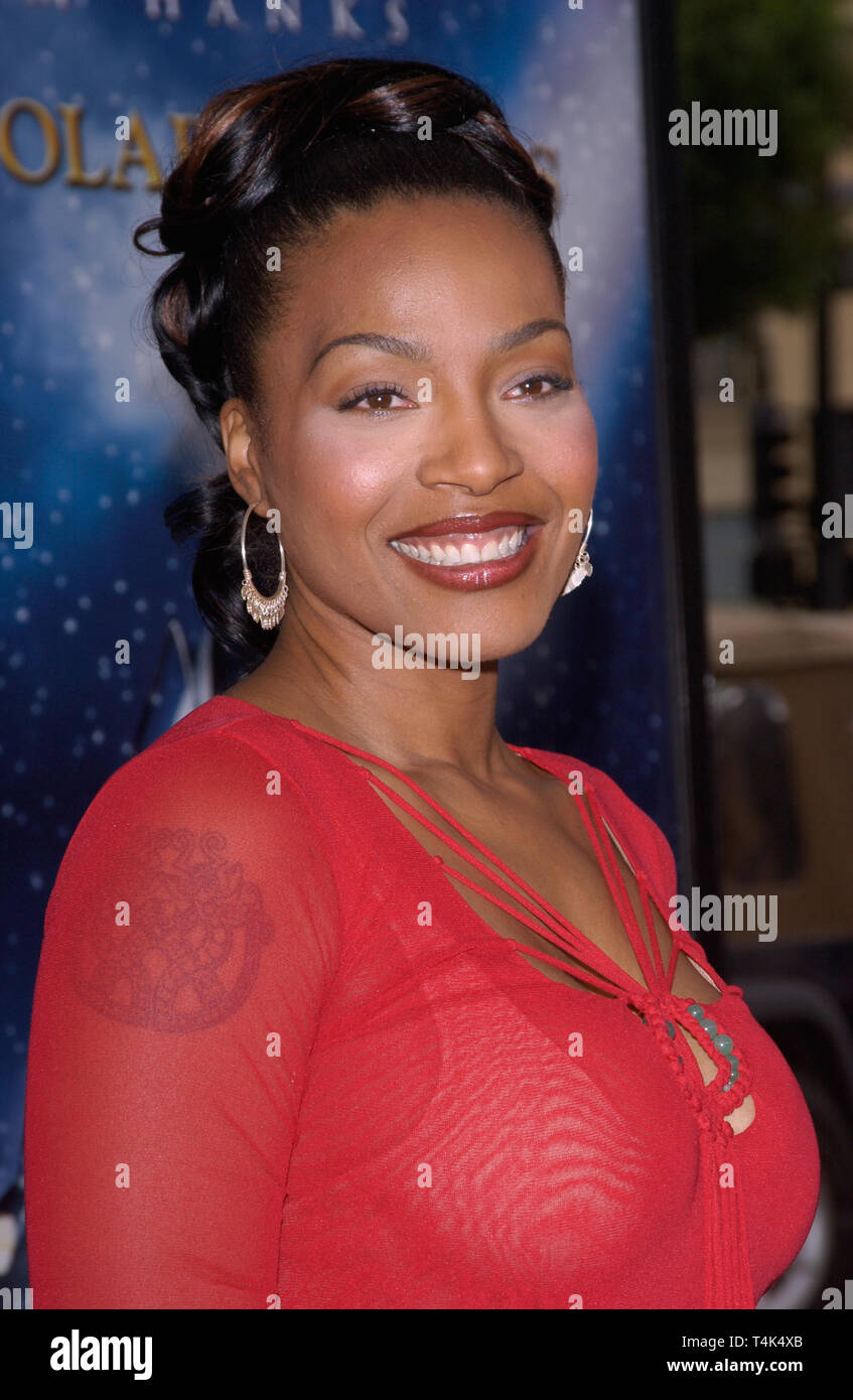 LOS ANGELES, Ca. November 07, 2004: Los Angeles, CA; Schauspielerin NONA GAYE im Hollywood Premiere ihres neuen Films Polar Express. Stockfoto