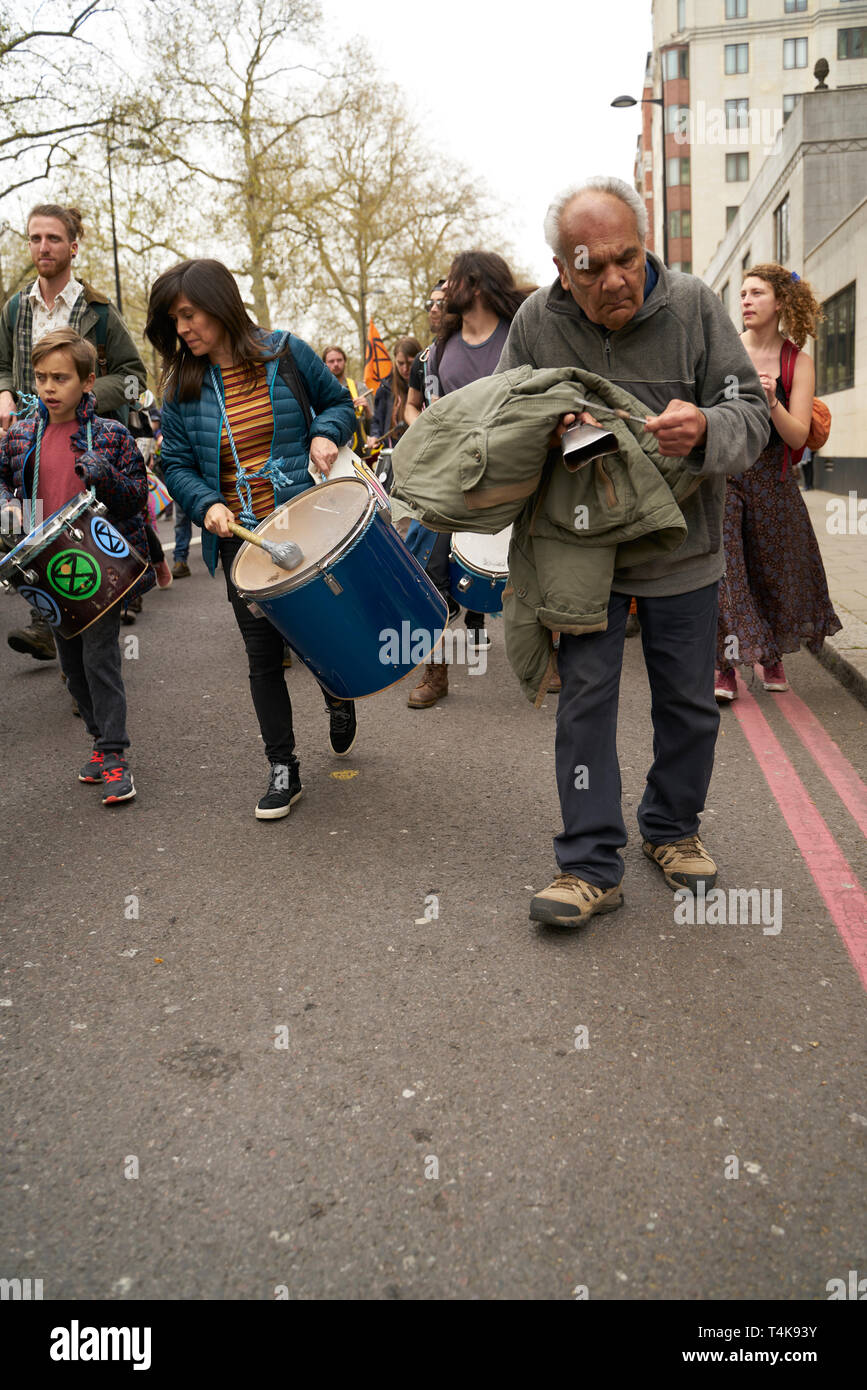 Aussterben Rebellion Protest in London Stockfoto