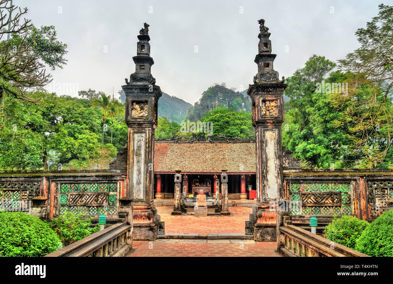 Xuan Thuy Tempel in Hoa Lu, eine alte Hauptstadt von Vietnam Stockfoto