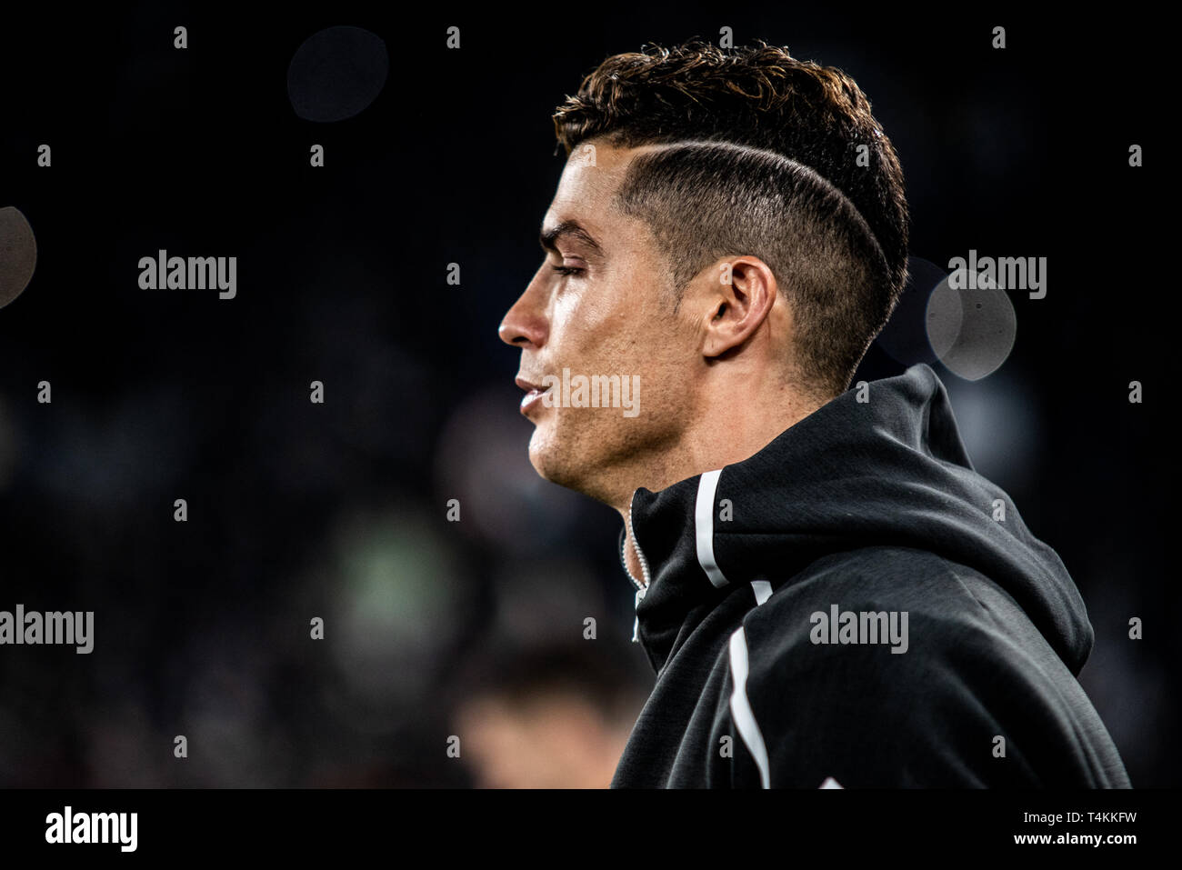 Turin Italien 16 Apr 2019 Cristiano Ronaldo Von Juventus