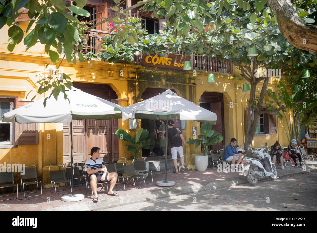 Cong Caphe Cafe Hoi An Stockfoto