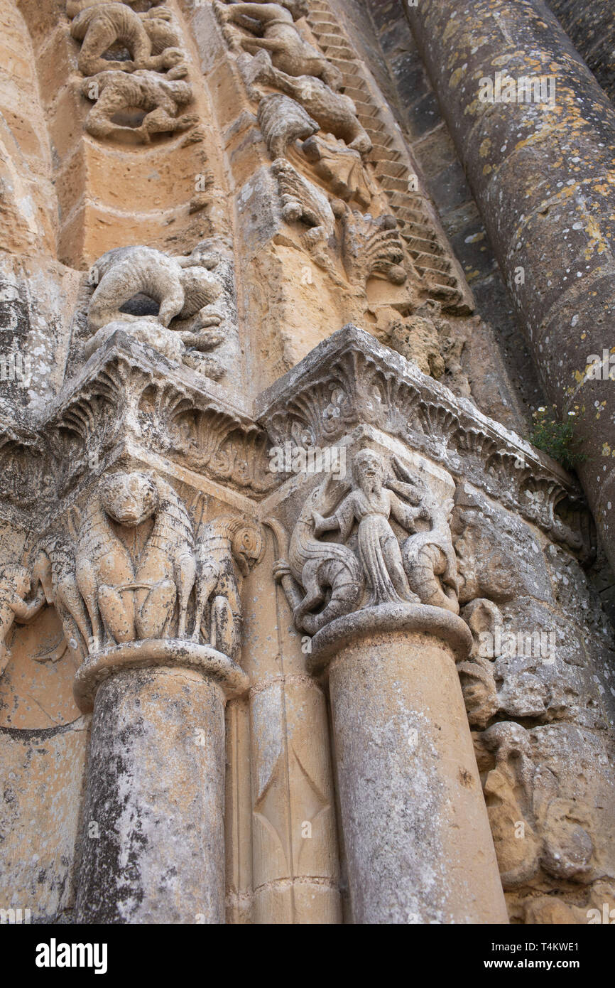 Dorf Vouvant in Vendée, Pays de Loire, Frankreich Stockfoto