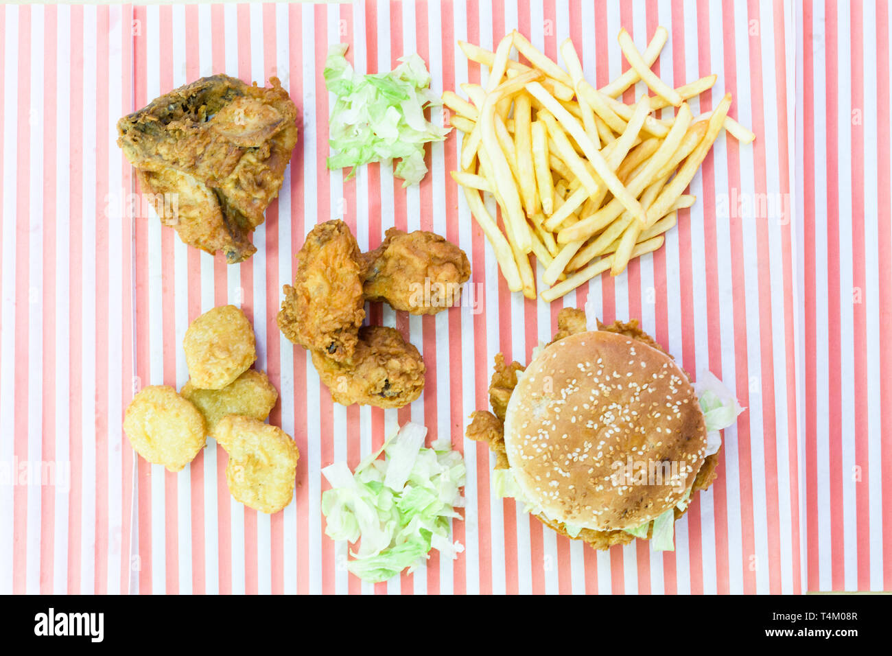 Fast-Food Stockfoto