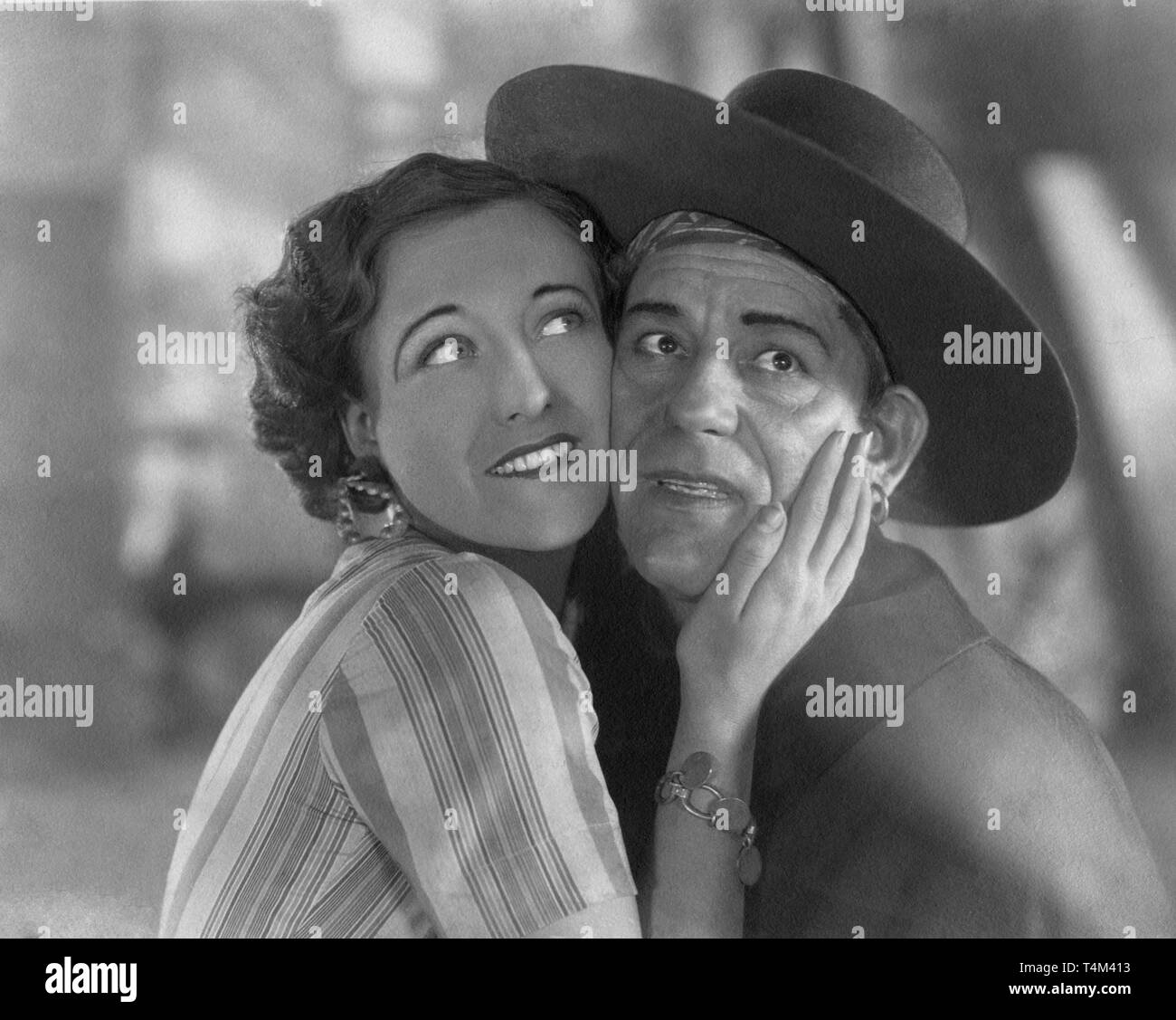 Joan Crawford Lon Chaney als Alonzo die Armlose DIE UNBEKANNTE 1927 Regisseur Tod Browning Stummfilm Metro Goldwyn Mayer Stockfoto