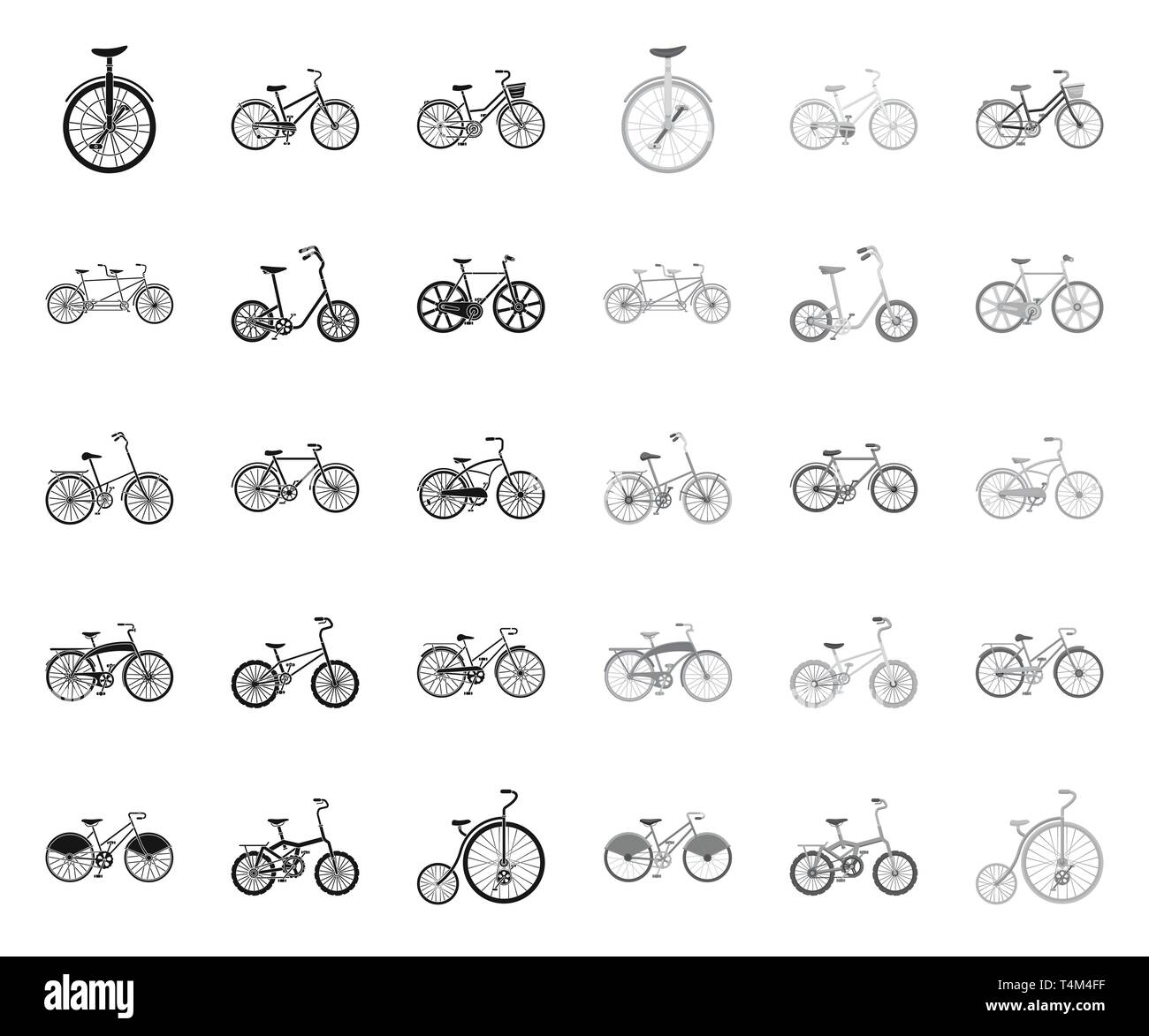 Fahrrad, schwarz. mono, Zirkus, Sammlung, Design, Entertainment, Equipment, Rahmen, Hobby, Icon, Illustration, isoliert, Freizeitaktivitäten, Logo, Maschinen, Modell, Bewegung, Pedal, Pedale, Rasse, retro, Sattel, Satz, Zeichen, Sprachen, Sport, Lenkrad, Stil, Symbol, Tandem, Technik, Werkzeug, Track, Transport, Arten, verschiedene, Vector, Fahrzeuge, Spaziergang, Web, Rad Vektor Vektoren, Stock Vektor