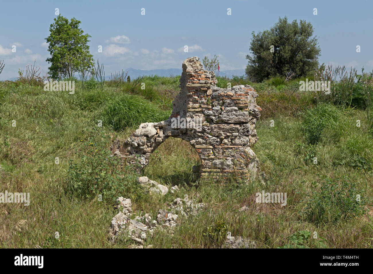 Bleibt eines Hauses, Seite, Provinz Antalya, Türkei Stockfoto