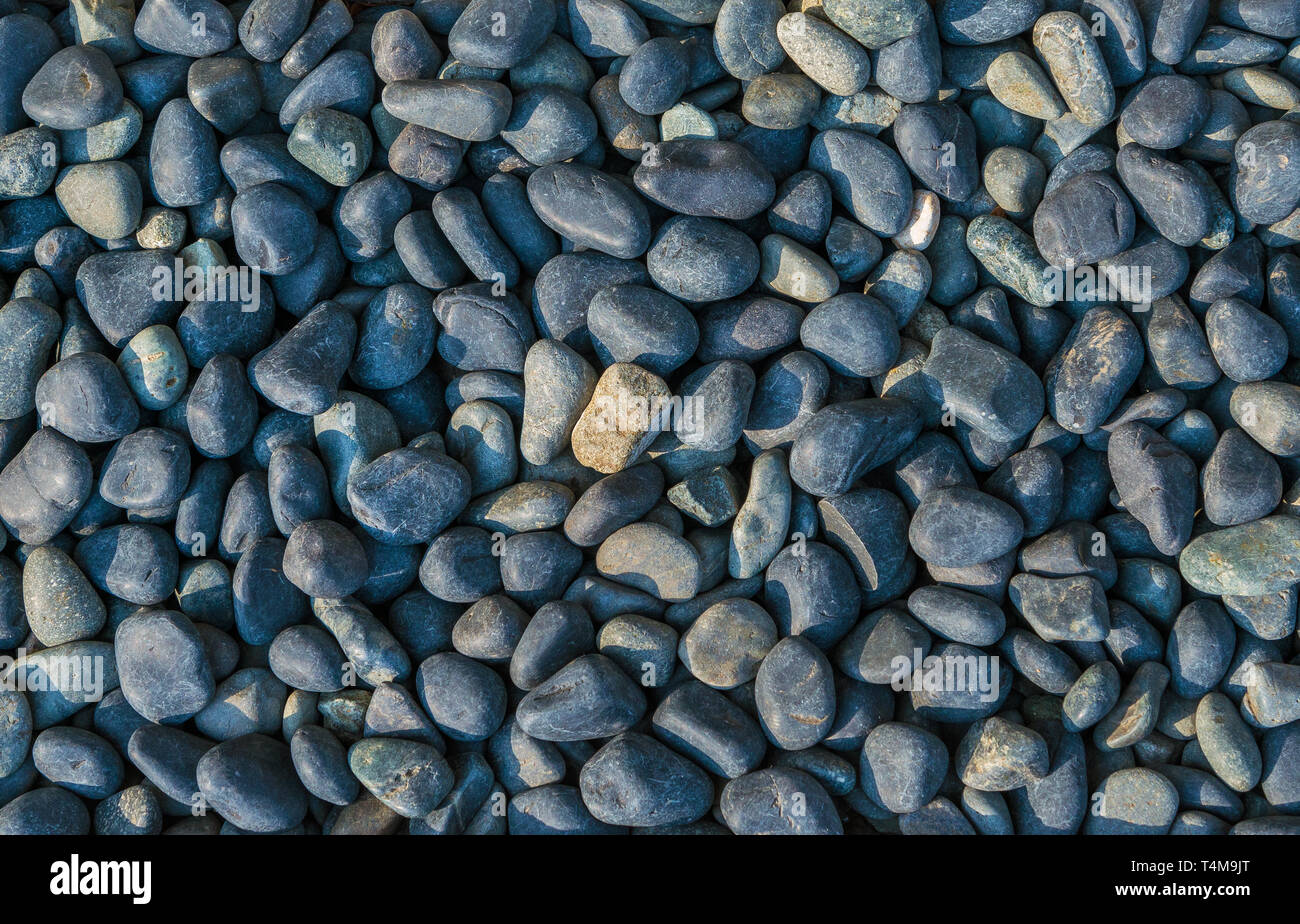 Azure oder bläuliche Stein Steine als Hintergrund Stockfoto