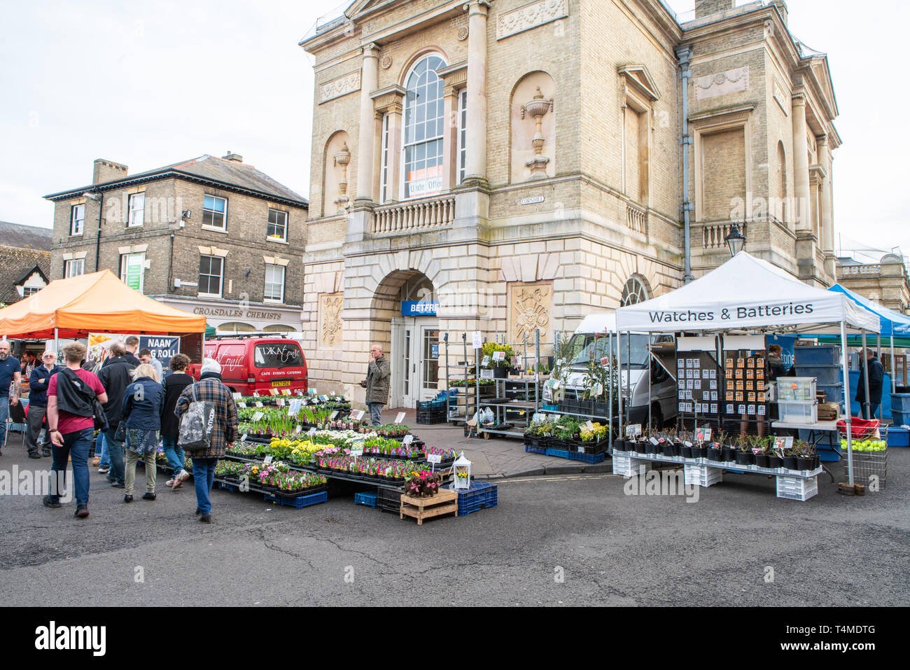 Obst und Veg Stall, Bury St Edmunds, Suffolk Stockfoto