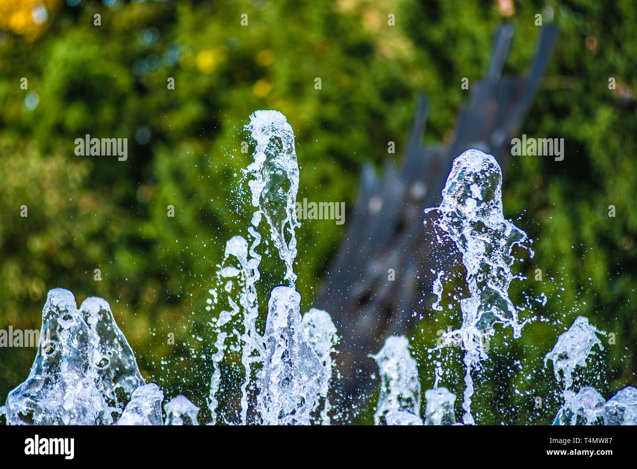 Jugendbrunnen in Torun in Polen Stockfoto