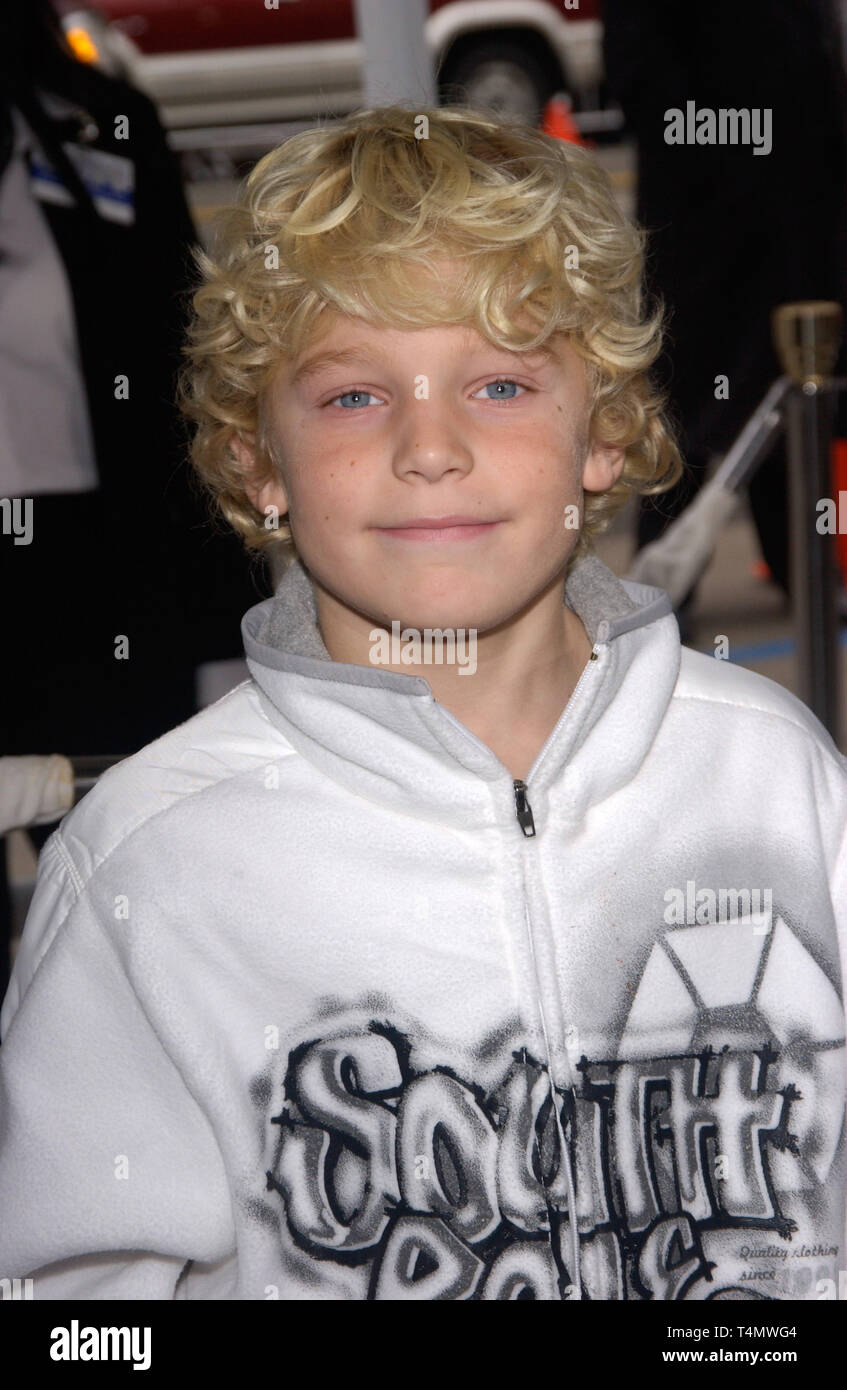 LOS ANGELES, Ca. November 07, 2004: Los Angeles, CA; Schauspielerin JIMMY PINCHAK im Hollywood Premiere seines neuen Films Polar Express. Stockfoto