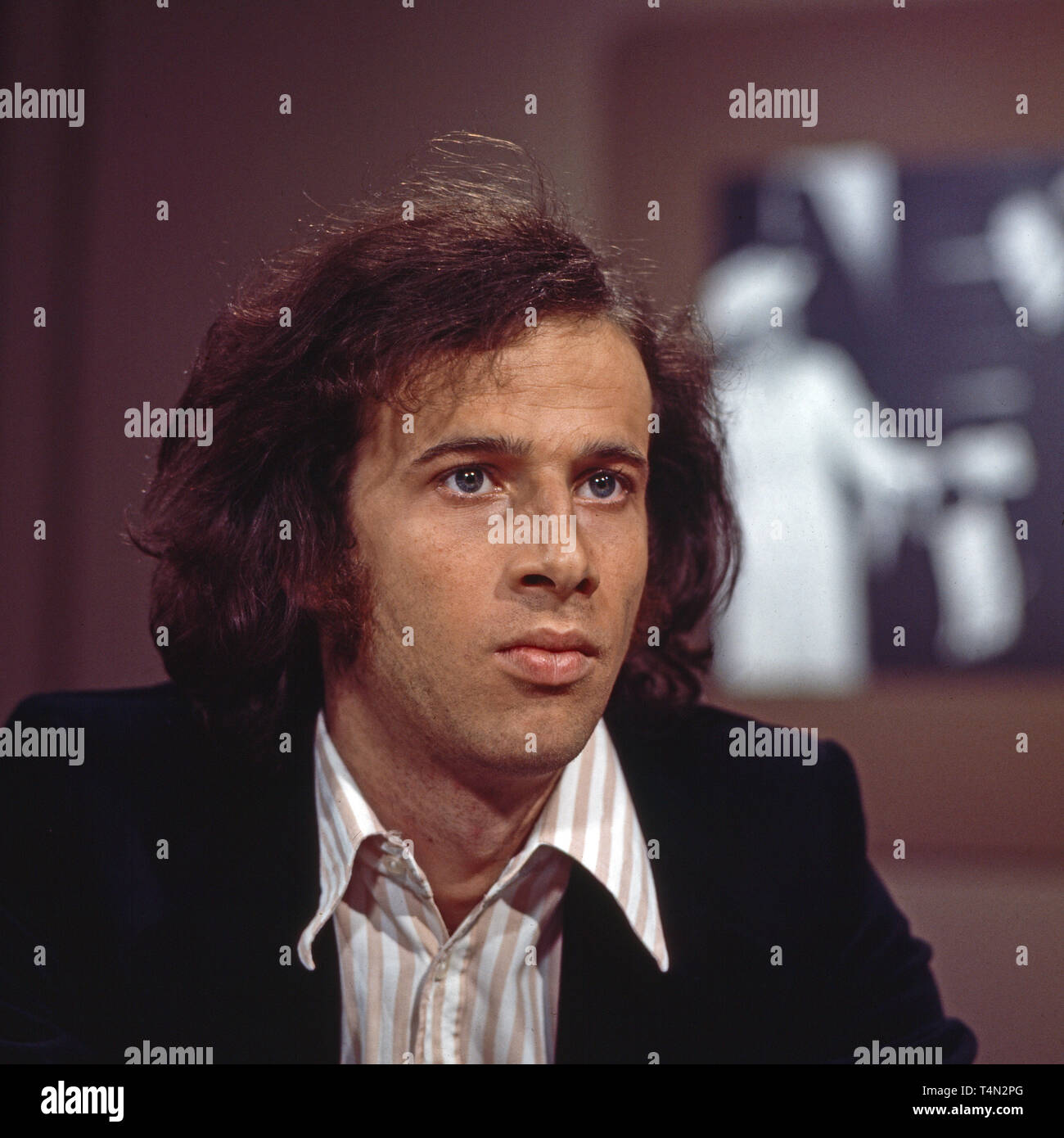 Luc Bondy, Schweizer Theater-, Film- und Fernsehregisseur, Deutschland 1977. Schweizer Theater-, Film- und TV-Regisseur Luc Bondy, Deutschland 1977. Stockfoto