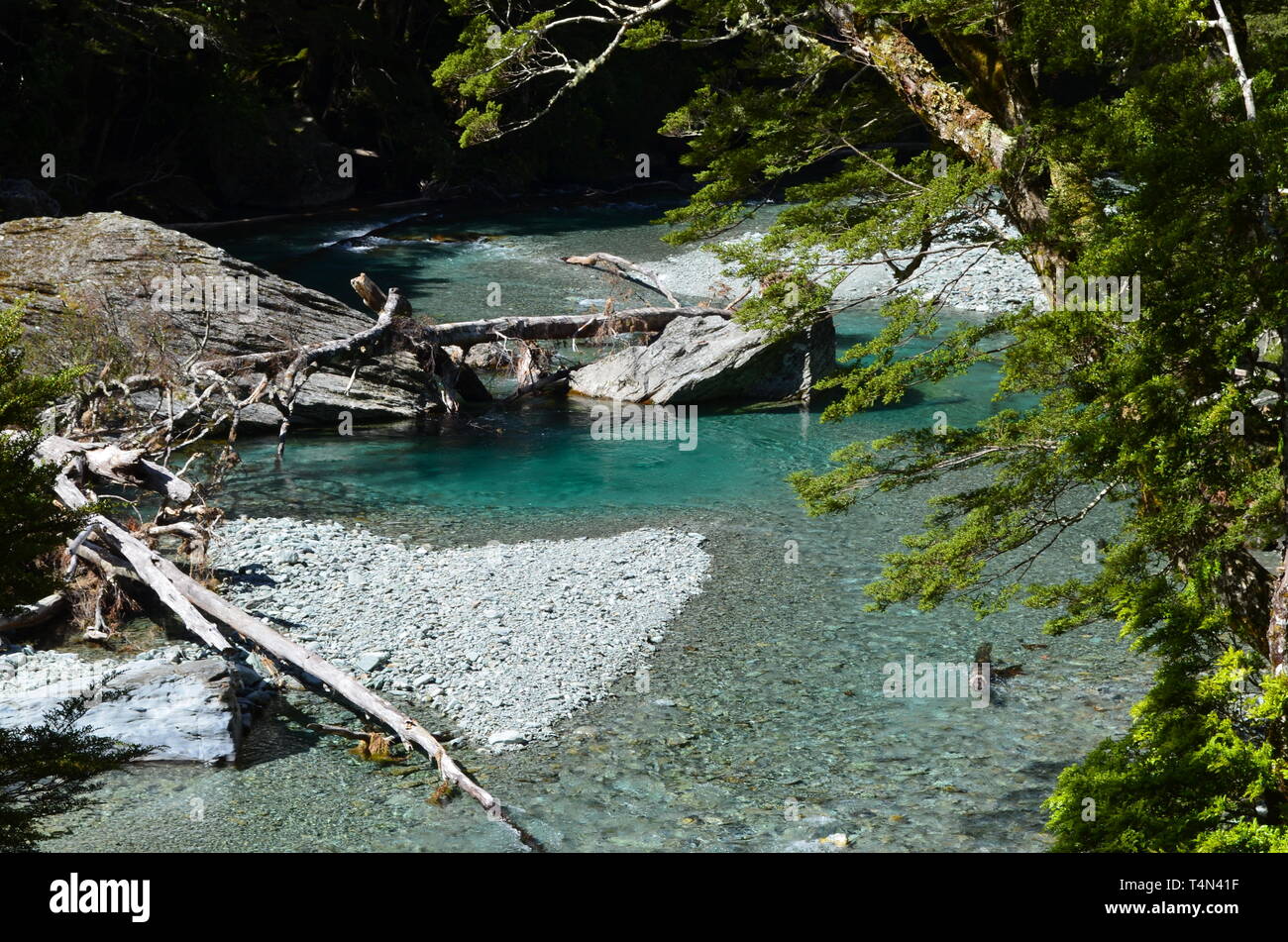 Die schönsten Fluss, den ich je gesehen Stockfoto