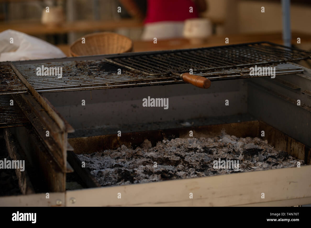 Leere grill Stockfoto