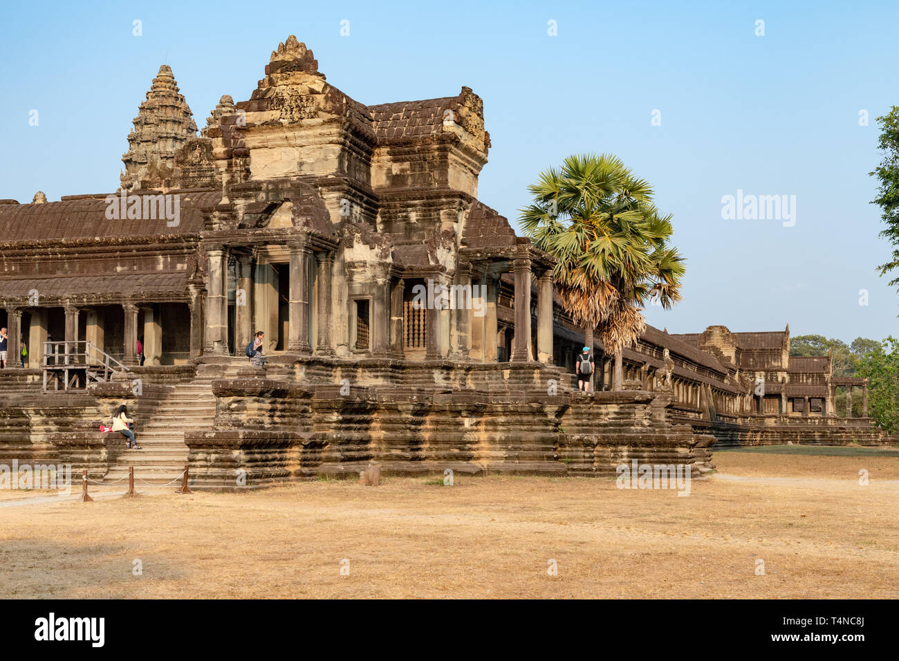Tempel von Angkor Wat, Siem Reap, Kambodscha. Weltkulturerbe der UNESCO Stockfoto