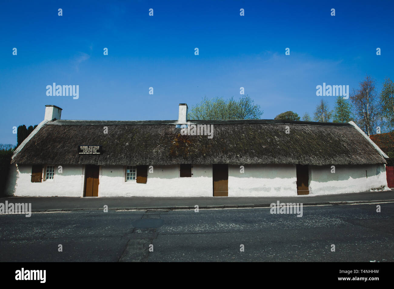 Robert Burns Birthplace Museum, Alloway, Schottland Stockfoto