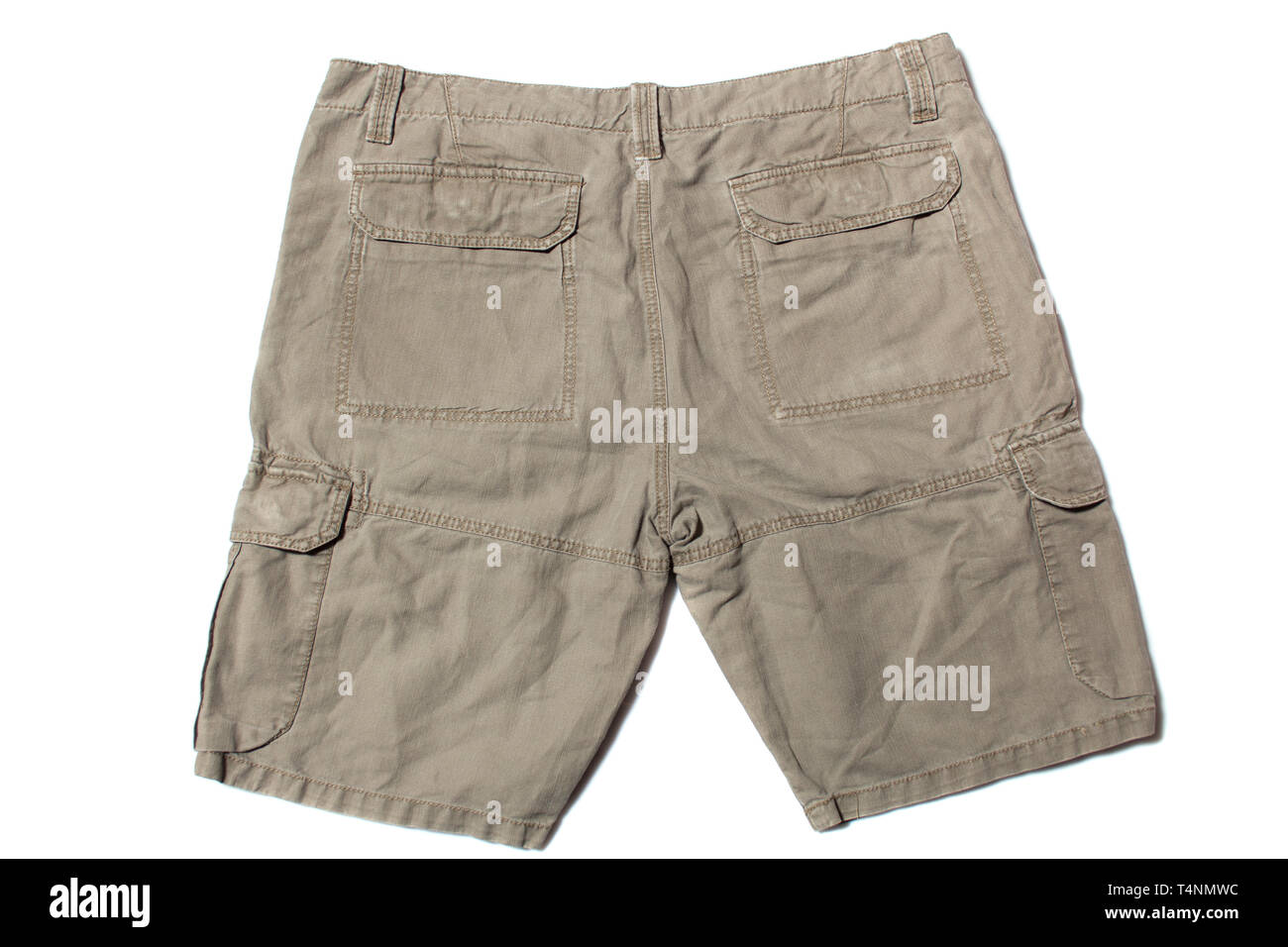 Bettwäsche Cargo Shorts Stockfoto