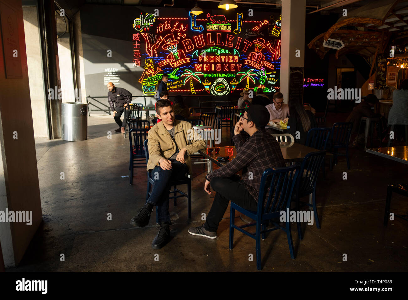 Grand Central Market, Los Angeles, Kalifornien, Vereinigte Staaten von Amerika Stockfoto