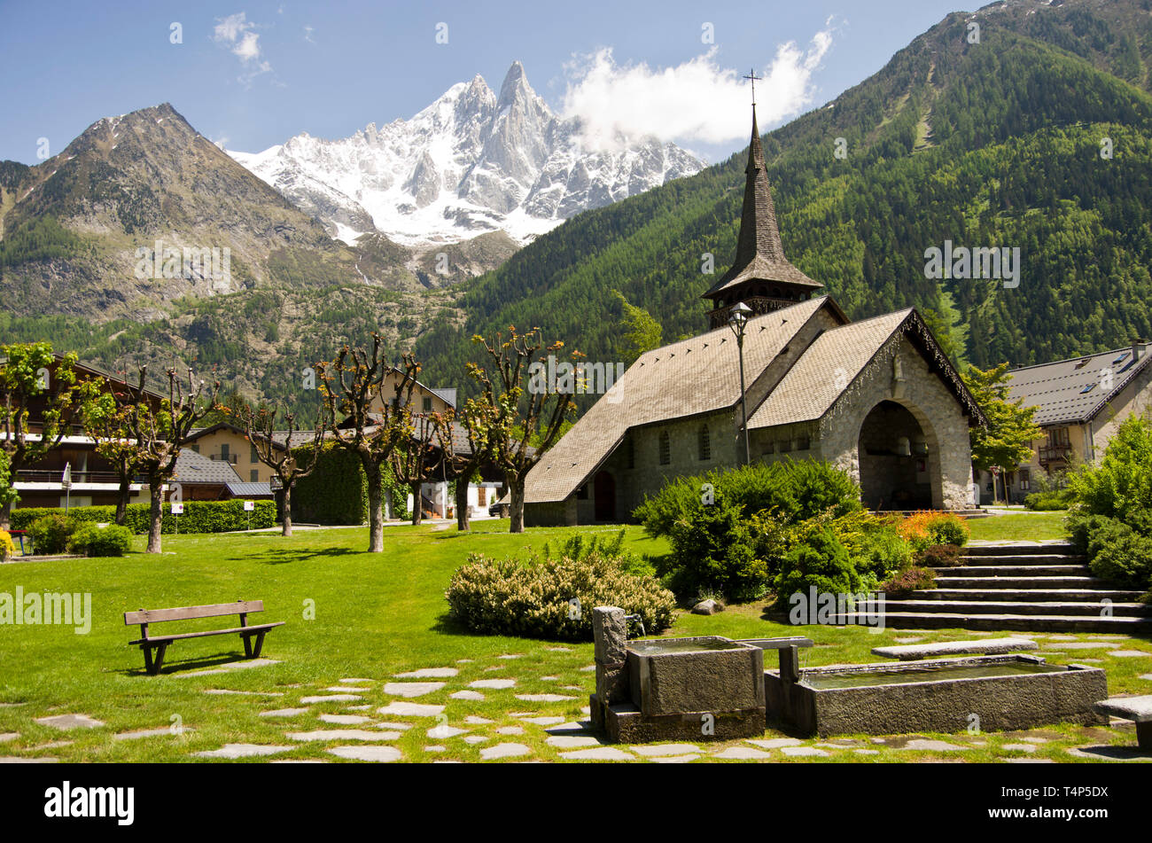 Chamonix, alpen, frankreich Stockfoto