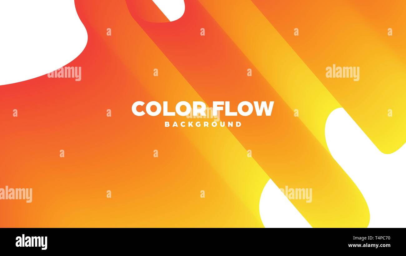 Abstrakte trendy geometrischen Hintergrund mit flüssigem Gradienten. Farbenfrohe dynamische Kurve Wave. Moderne motion Banner. Vector Illustration. Stock Vektor