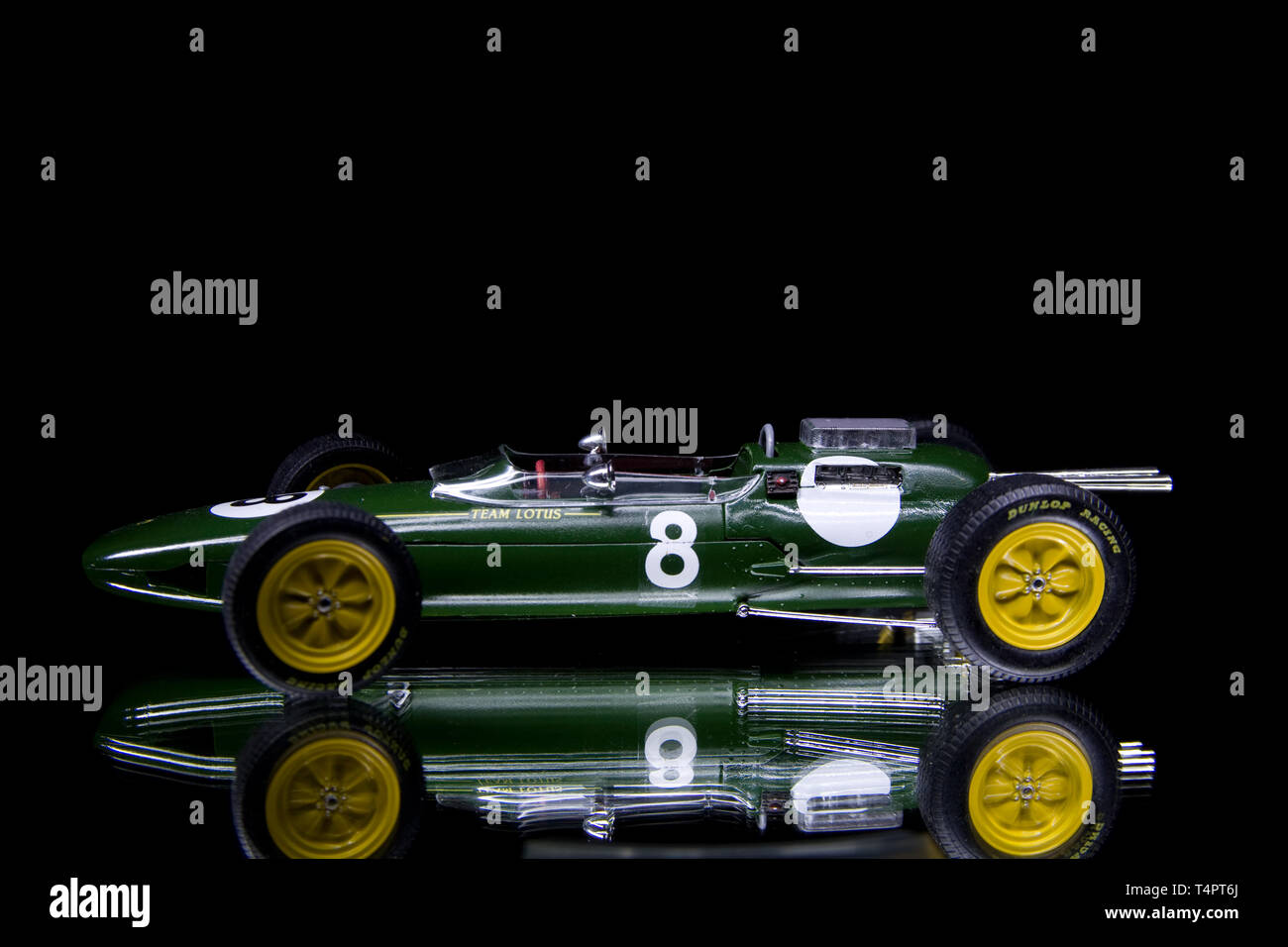 Modell eines Lotus 25 Rennwagen Stockfoto