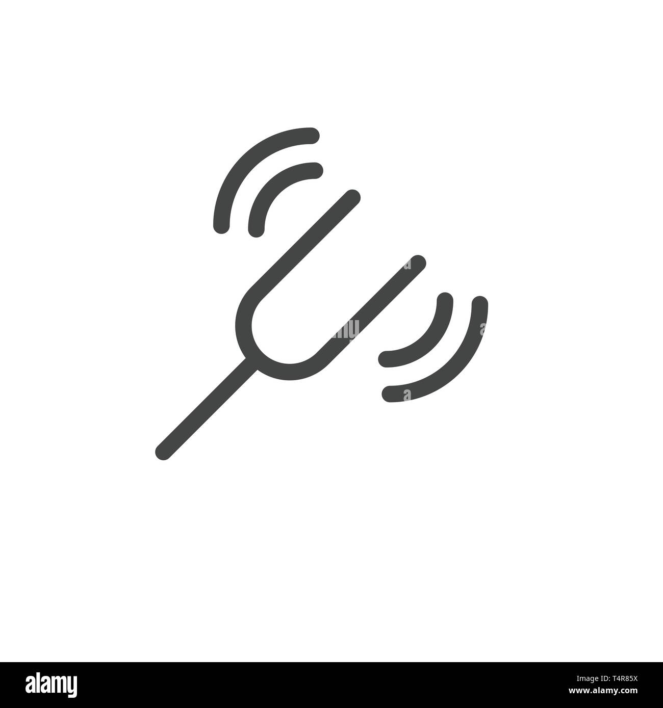 Hörgerät/Verlust mit Sound Wave Bilder einstellen Stock Vektor