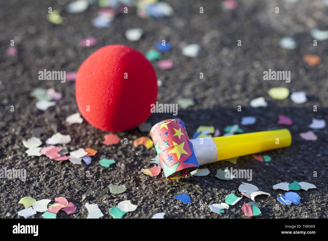 Karneval-Stillleben Stockfoto