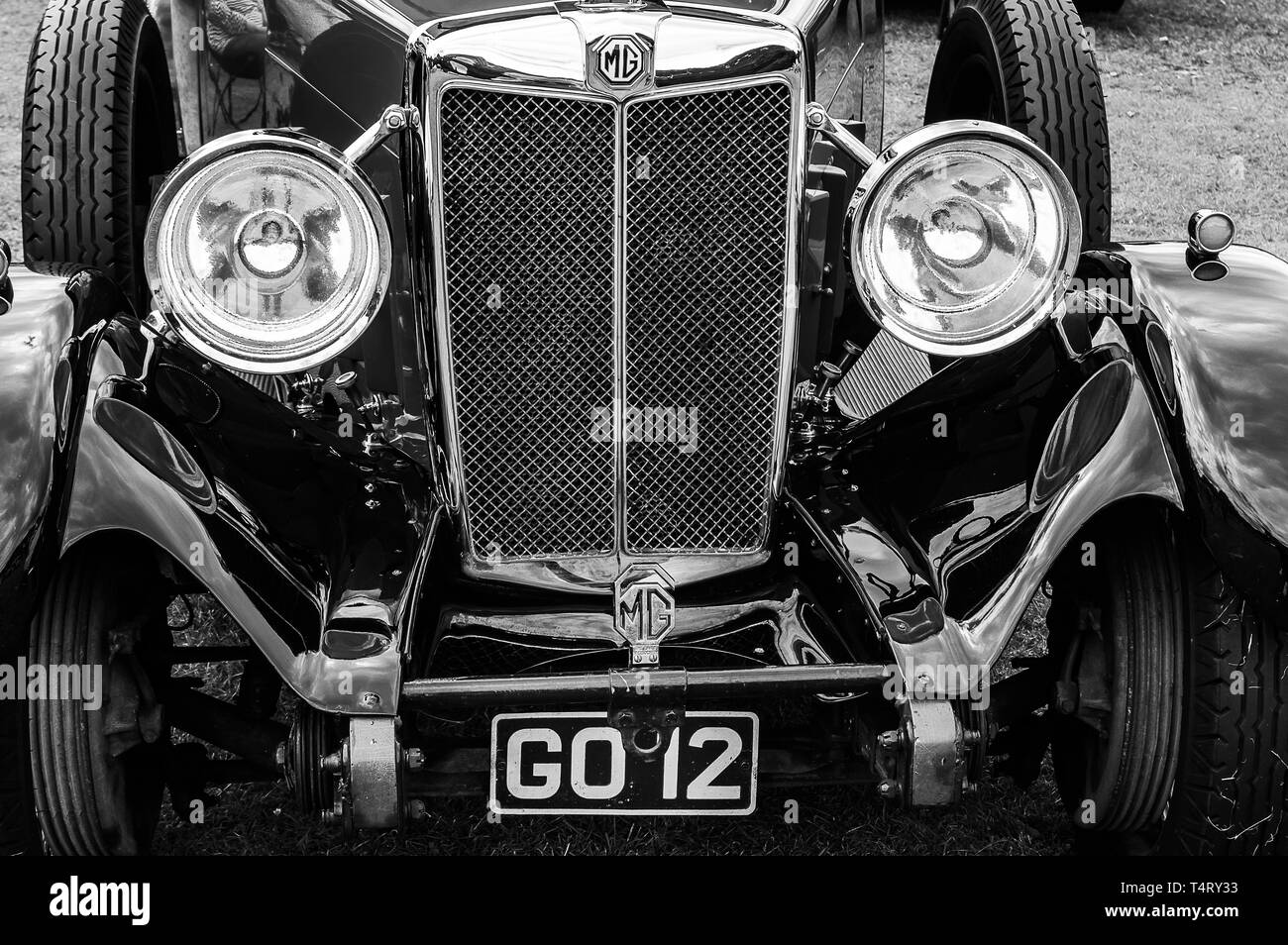 Ein MG 18-80 Sport Limousine auf der Auto Show Stockfoto