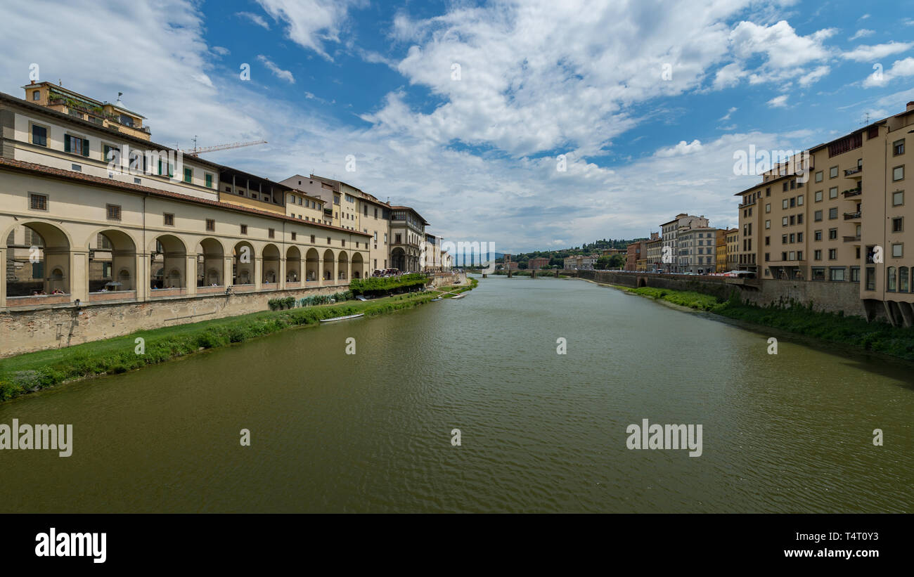 Blick auf Florenz, Hauptstadt der Toskana, Italien Stockfoto