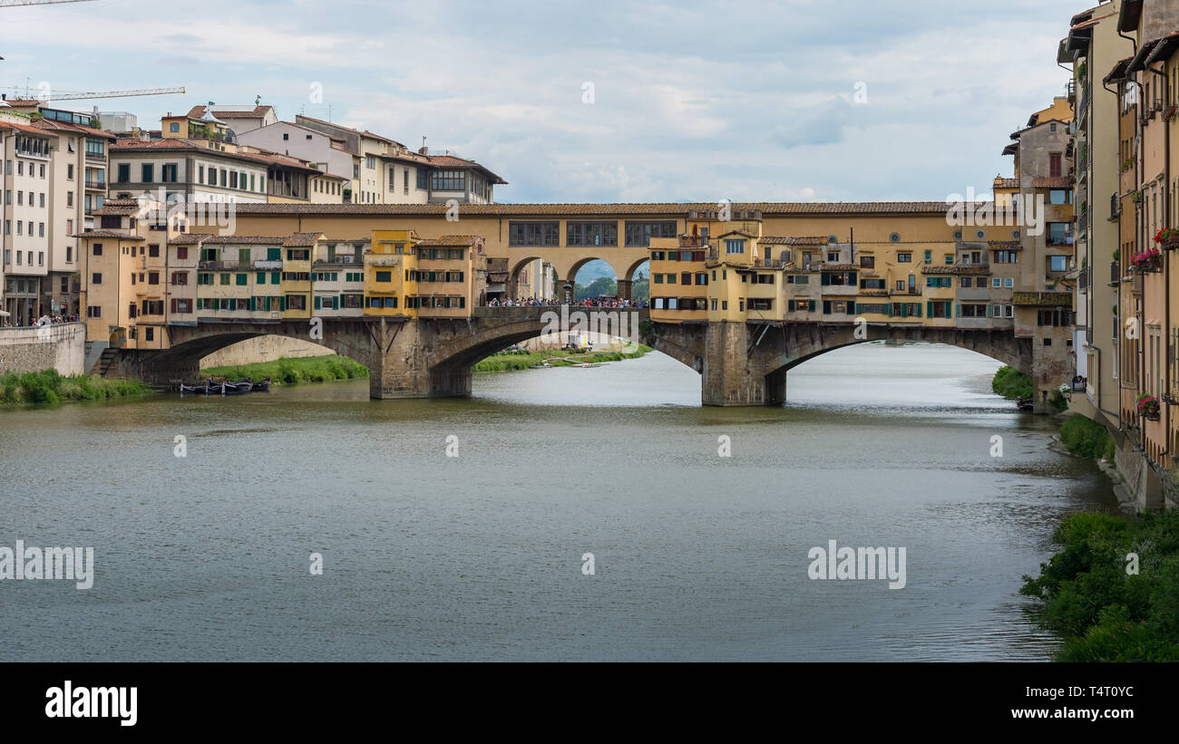 Blick auf Florenz, Hauptstadt der Toskana, Italien Stockfoto