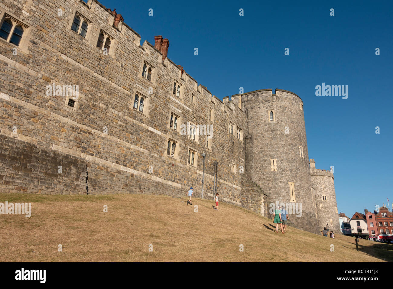 Die Salisbury Turm von Schloss Windsor, Windsor, Berkshire, Großbritannien. Stockfoto